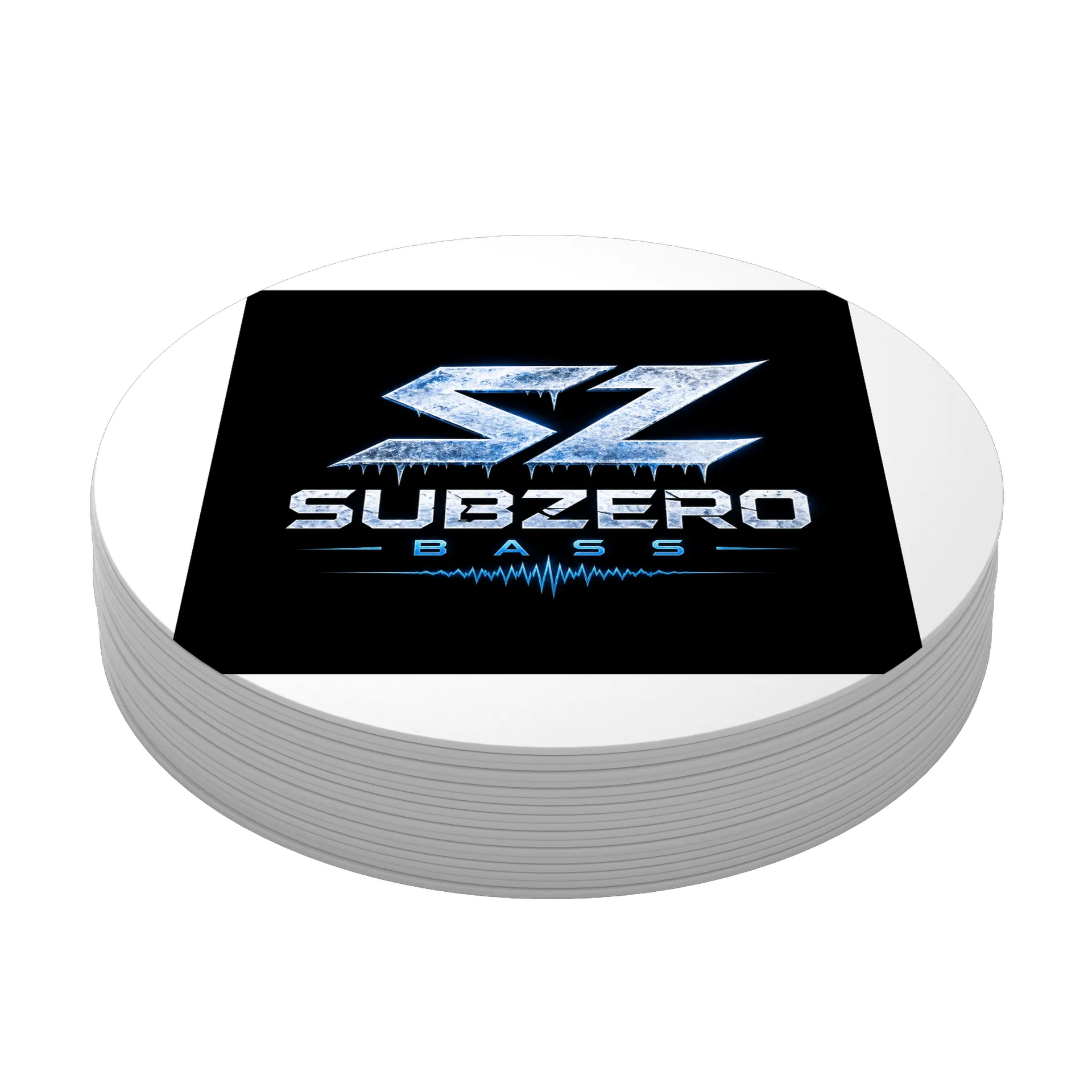 Porta-copo MDF Logotipo Subzero Bass 10x10cm - Imagem 4