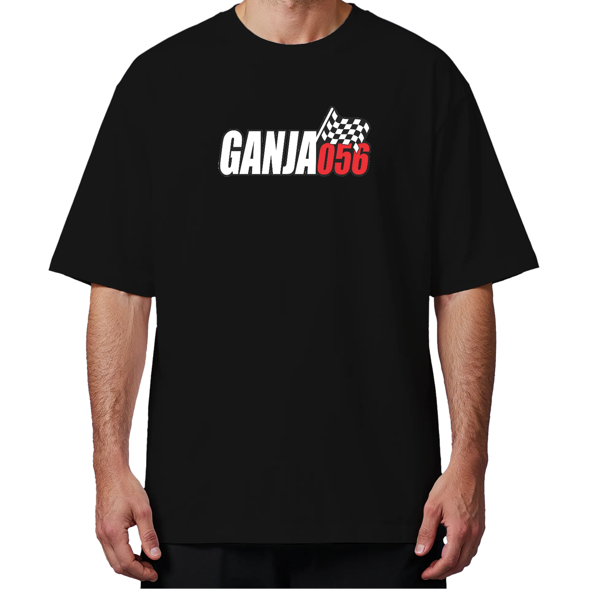 Camiseta Oversized Ganja Logo Insta - Imagem 4