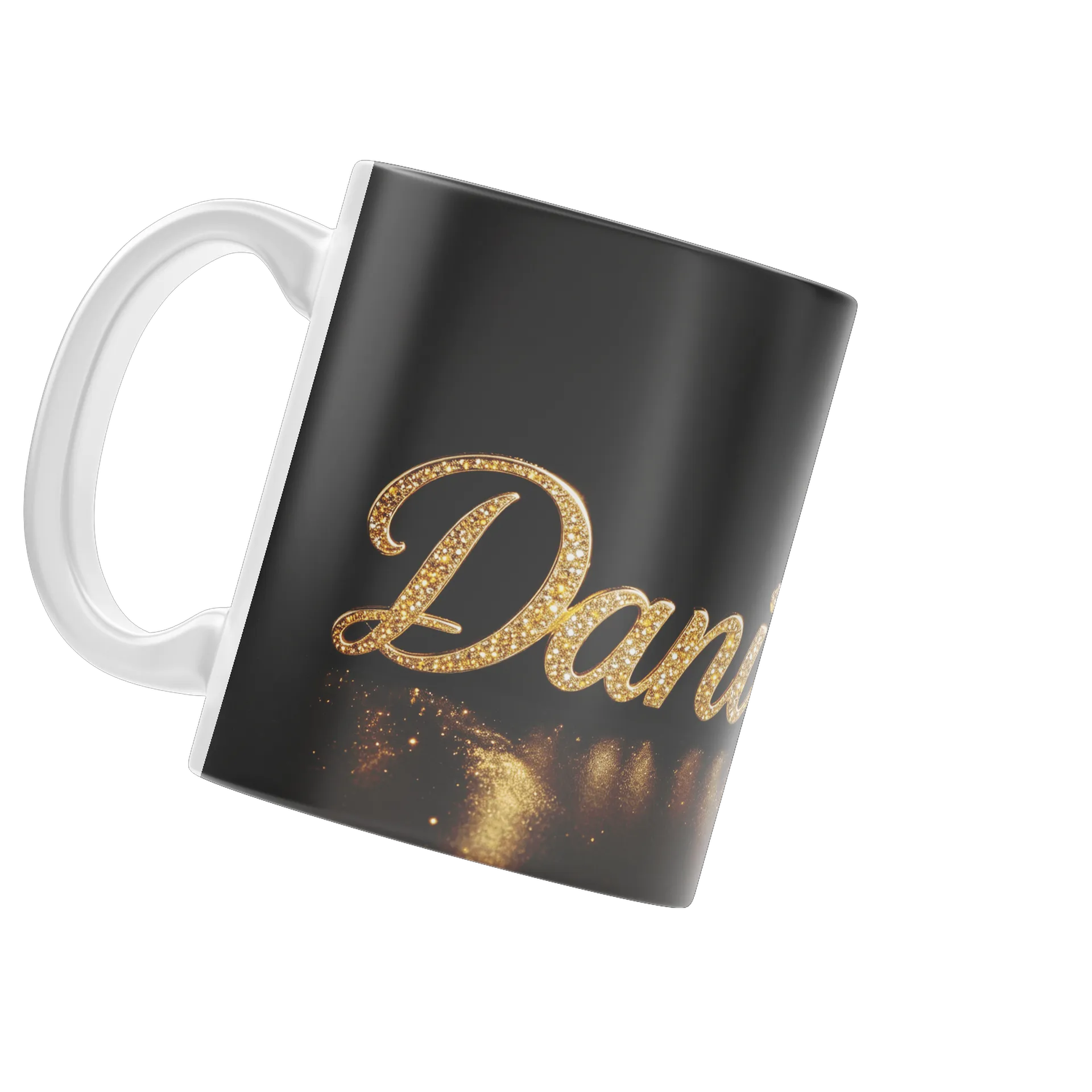 Caneca Gema Diamante Script Ouro 325ml - Imagem 3