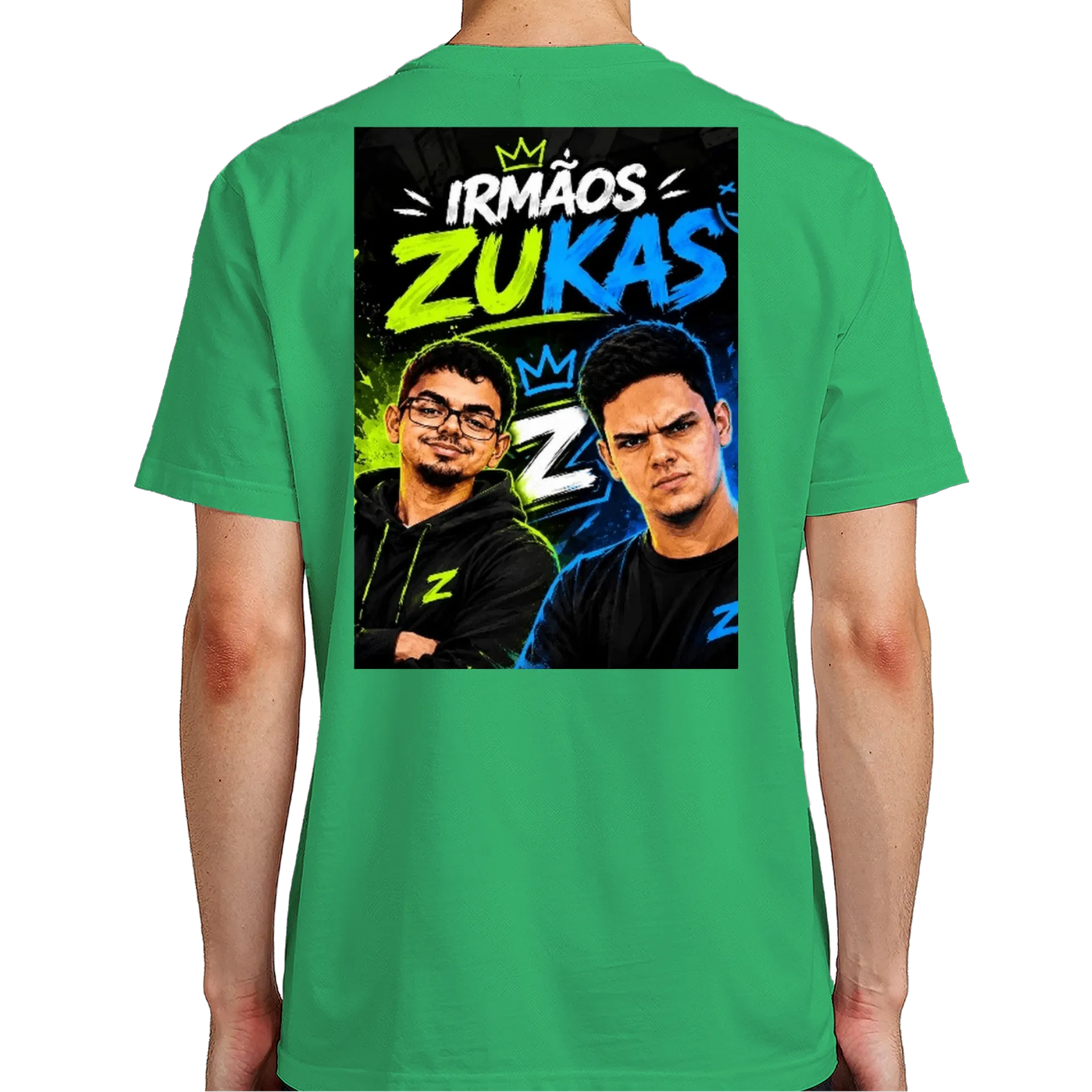 Camiseta DuaZz ZUKás Estampa YouTube 100% Algodão - Imagem 6