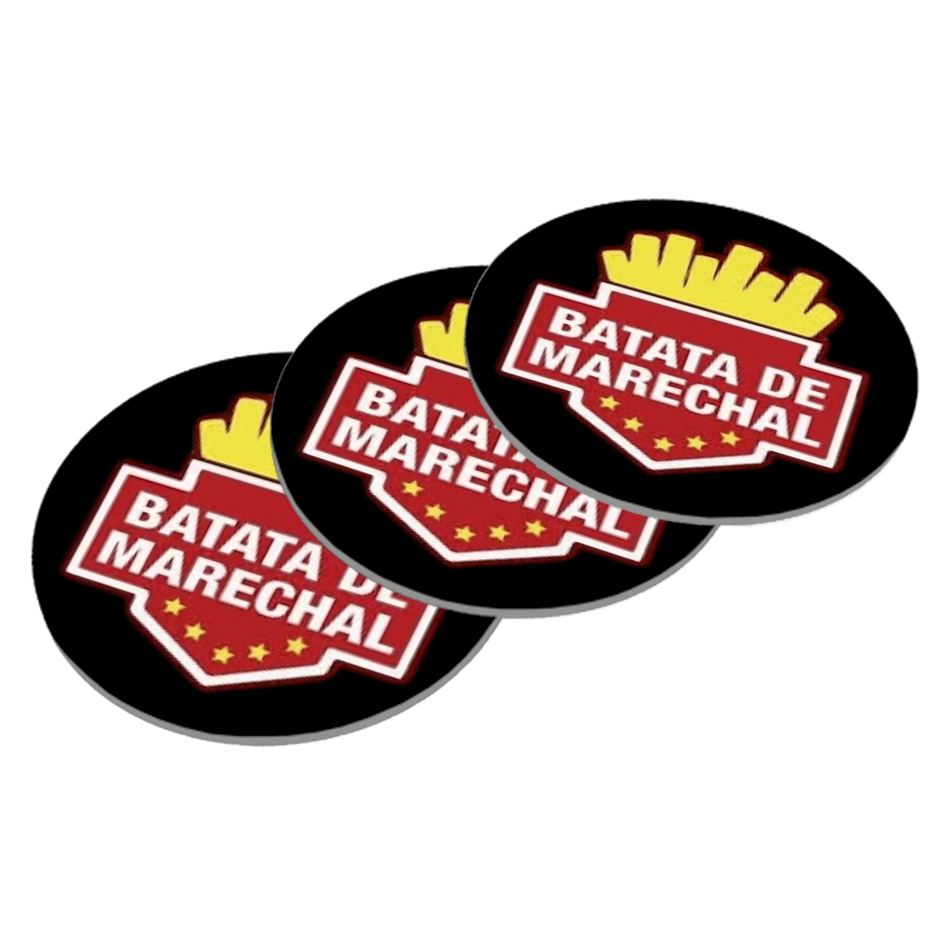 Porta-Copos Batata de Marechal Preto de Batata de Marechal