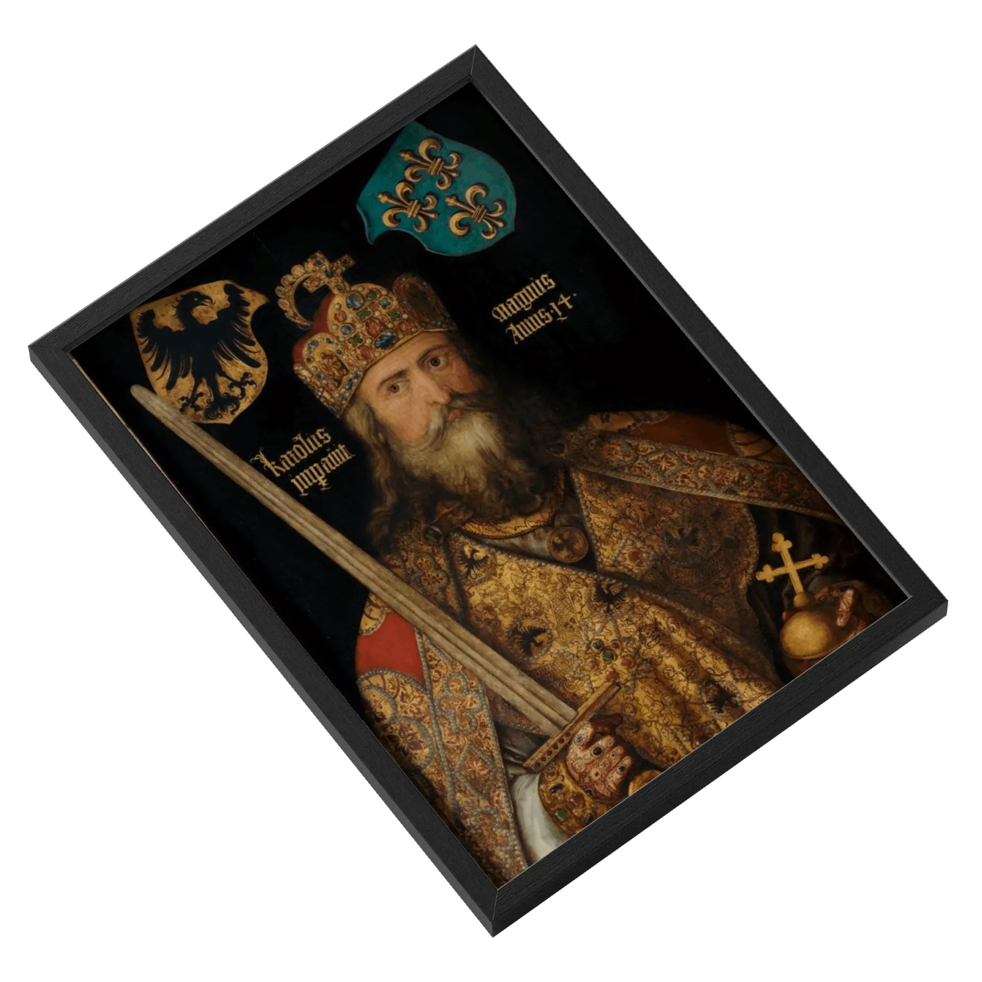 Quadro Carlos Magno - Oficial da História Medieval - Imagem 2