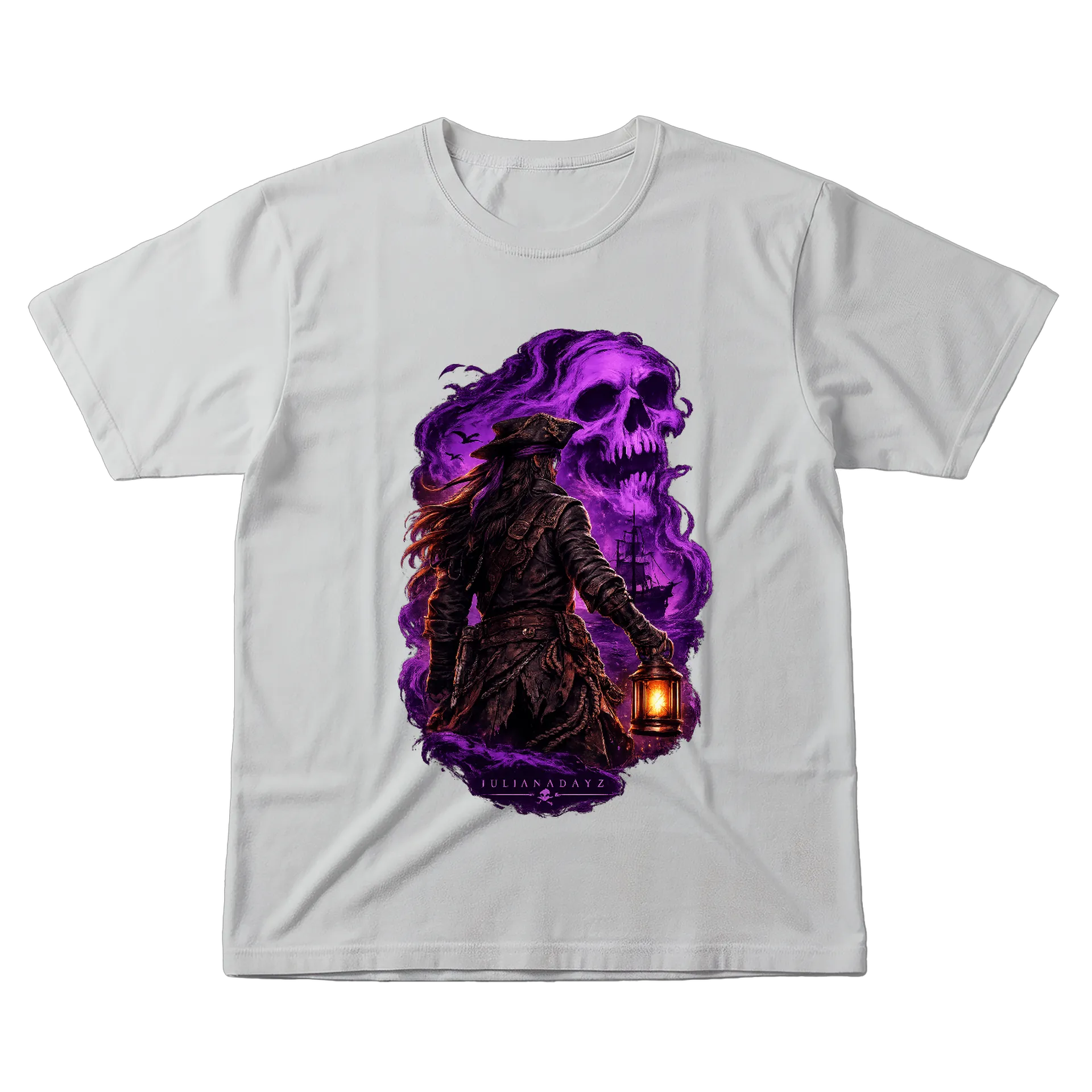 Camiseta Caveira Espectral Homem - Imagem 1
