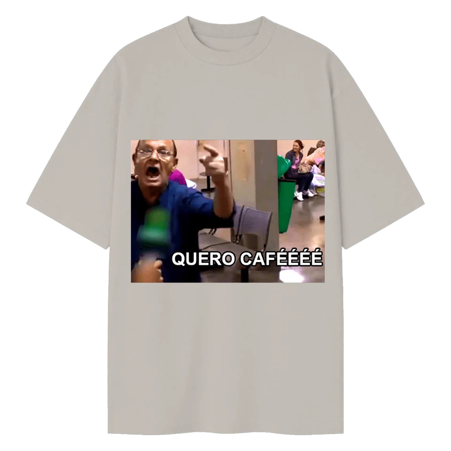 Camiseta Oversized cafééé - Imagem 1