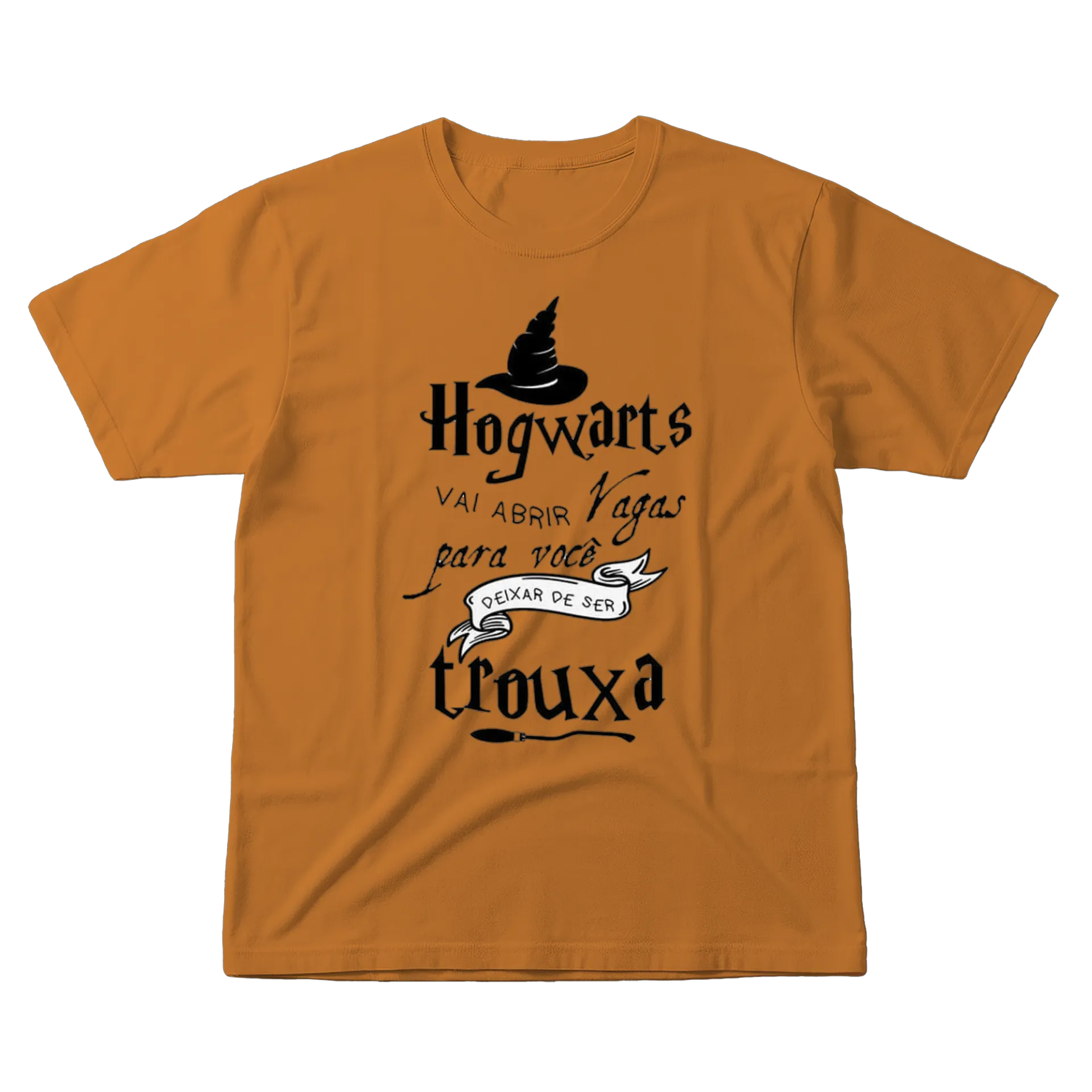 Camiseta Hogwarts Deixar de Ser Trouxa 100% Algodão - Imagem 1