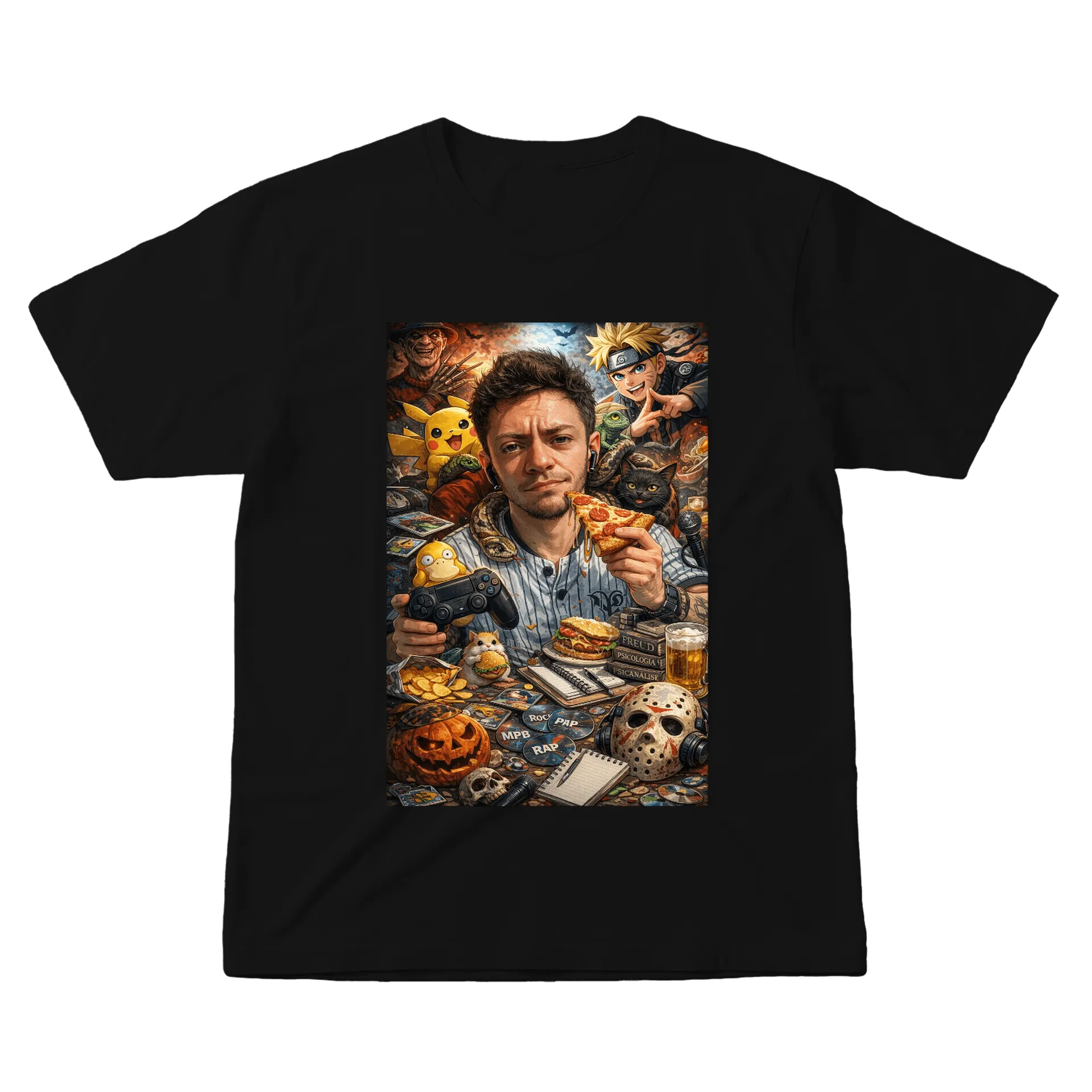 Camiseta Personalizada Estampa Criadores de Conteúdo 100% - Imagem 1