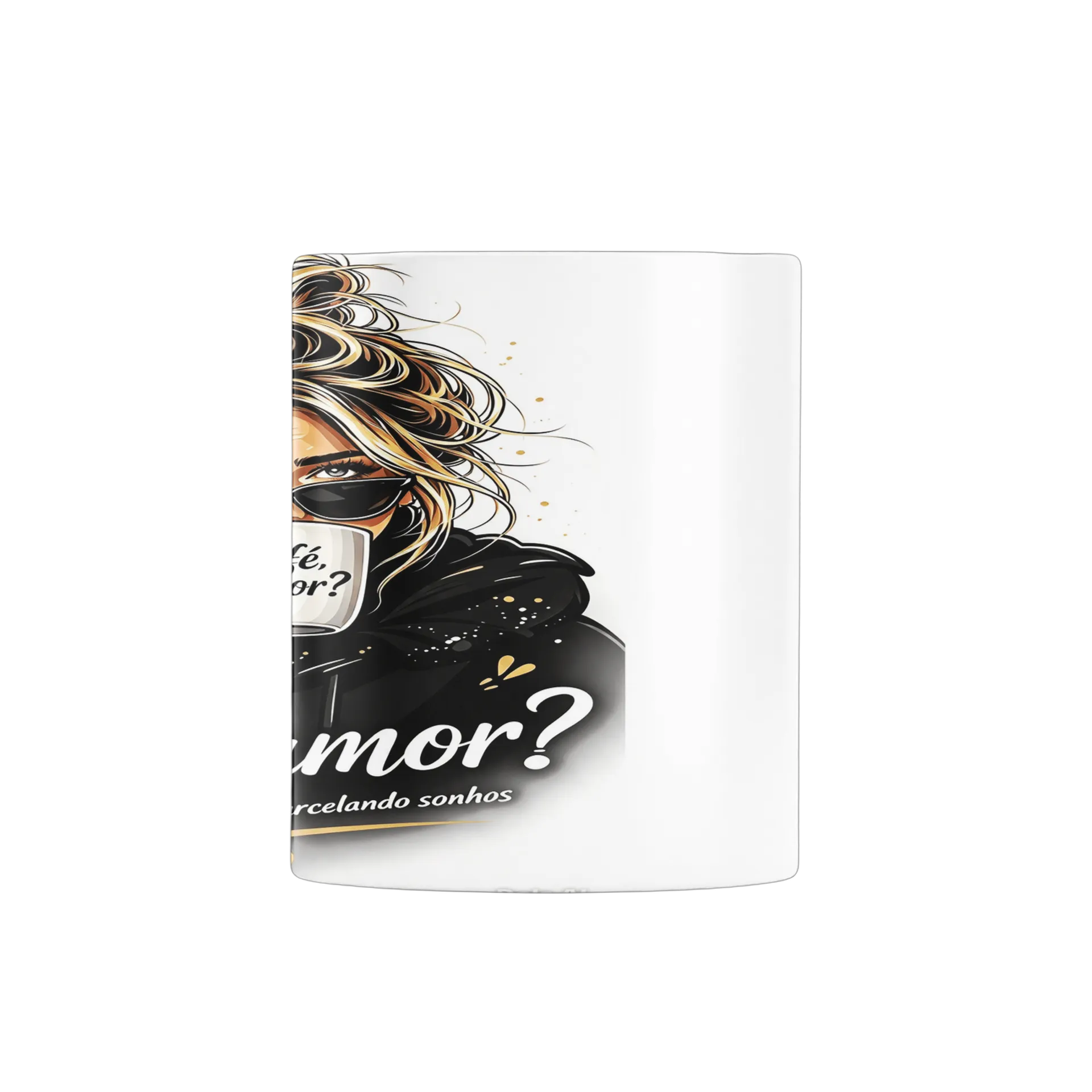 Caneca personalizada Café, Amor? de Graciele Rosa  — imagem 2 de 4