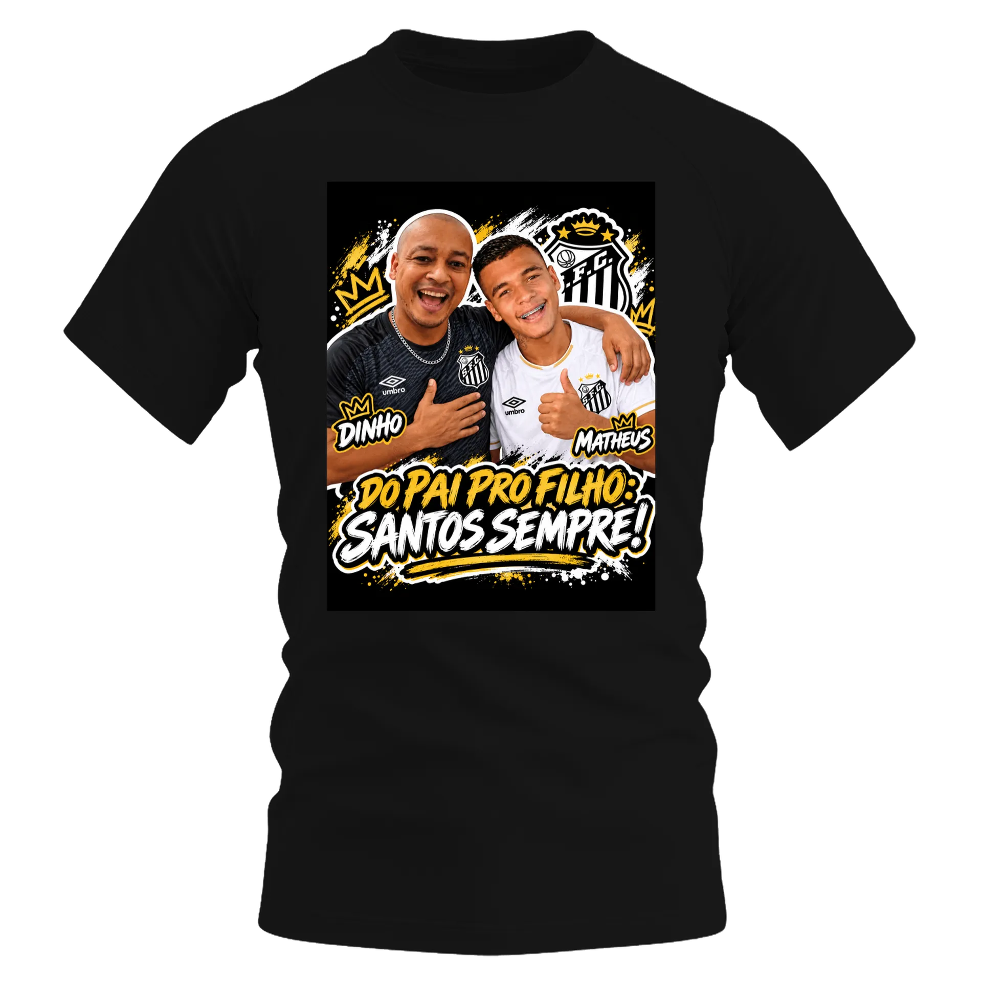 Camiseta DryFit Time do Coração Pai pra Filho - Imagem 1