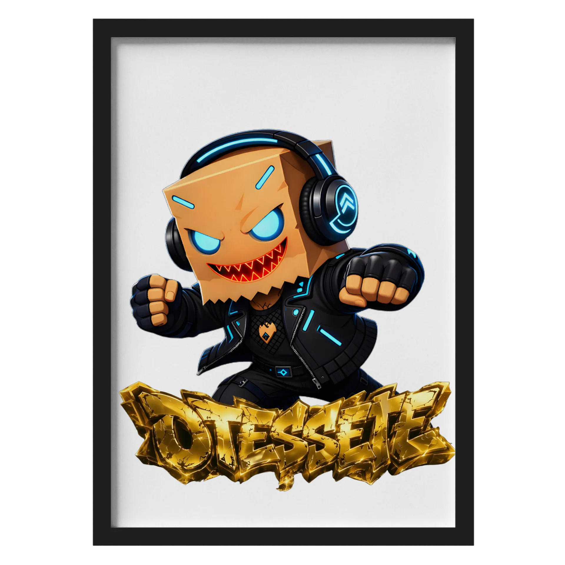 Quadro A3 personalizado Com Vidro - Imagem 1