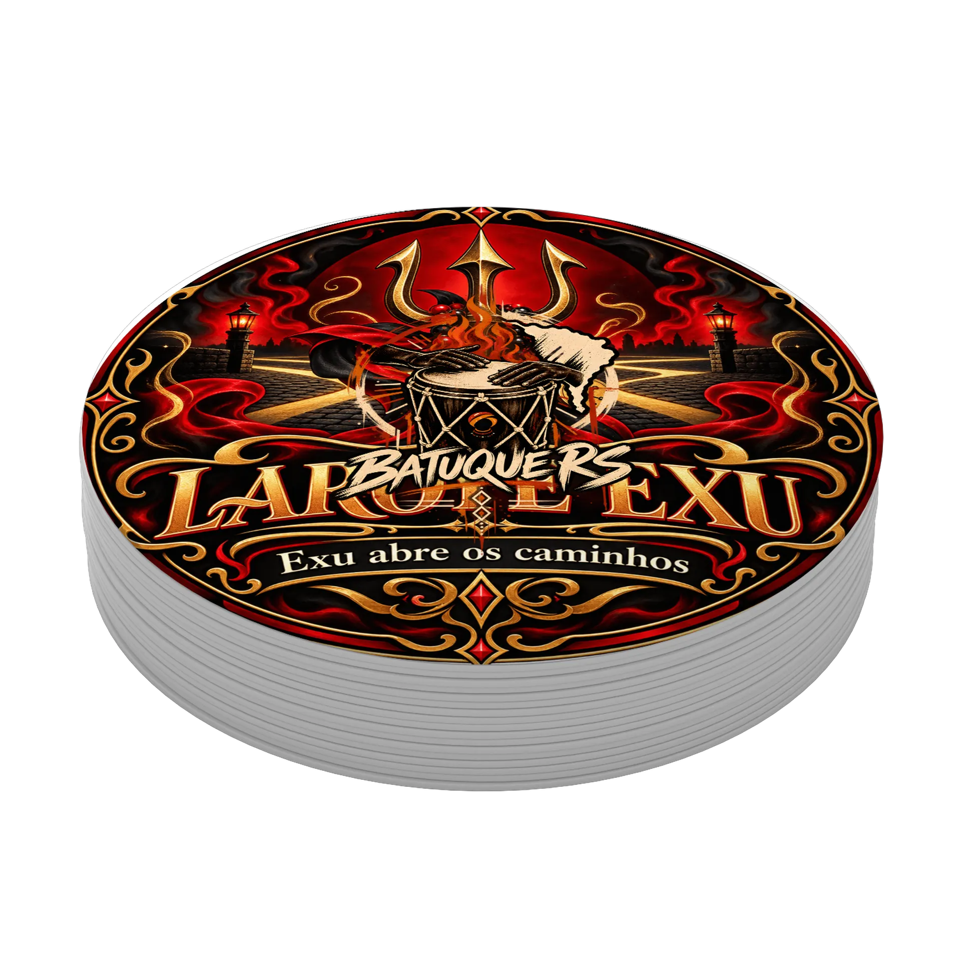 Porta-copo Exu MDF - Imagem 3
