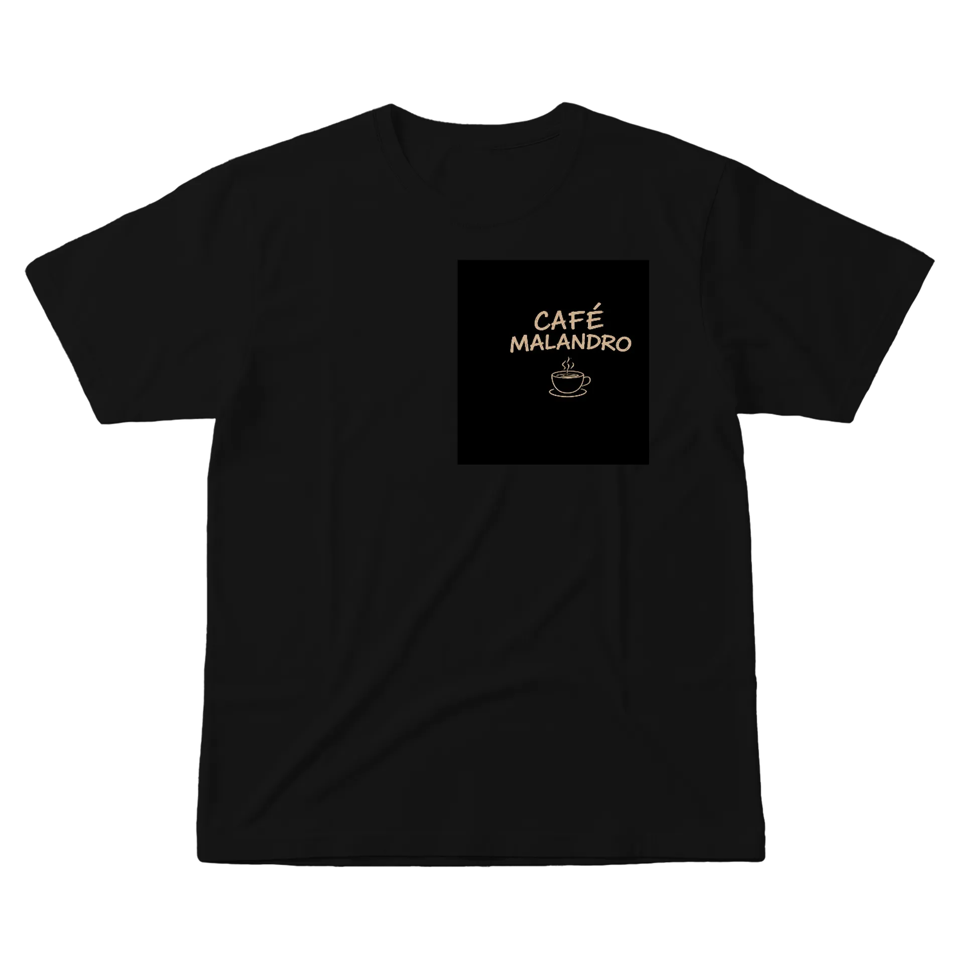 Camiseta personalizada de Café malandro ☕