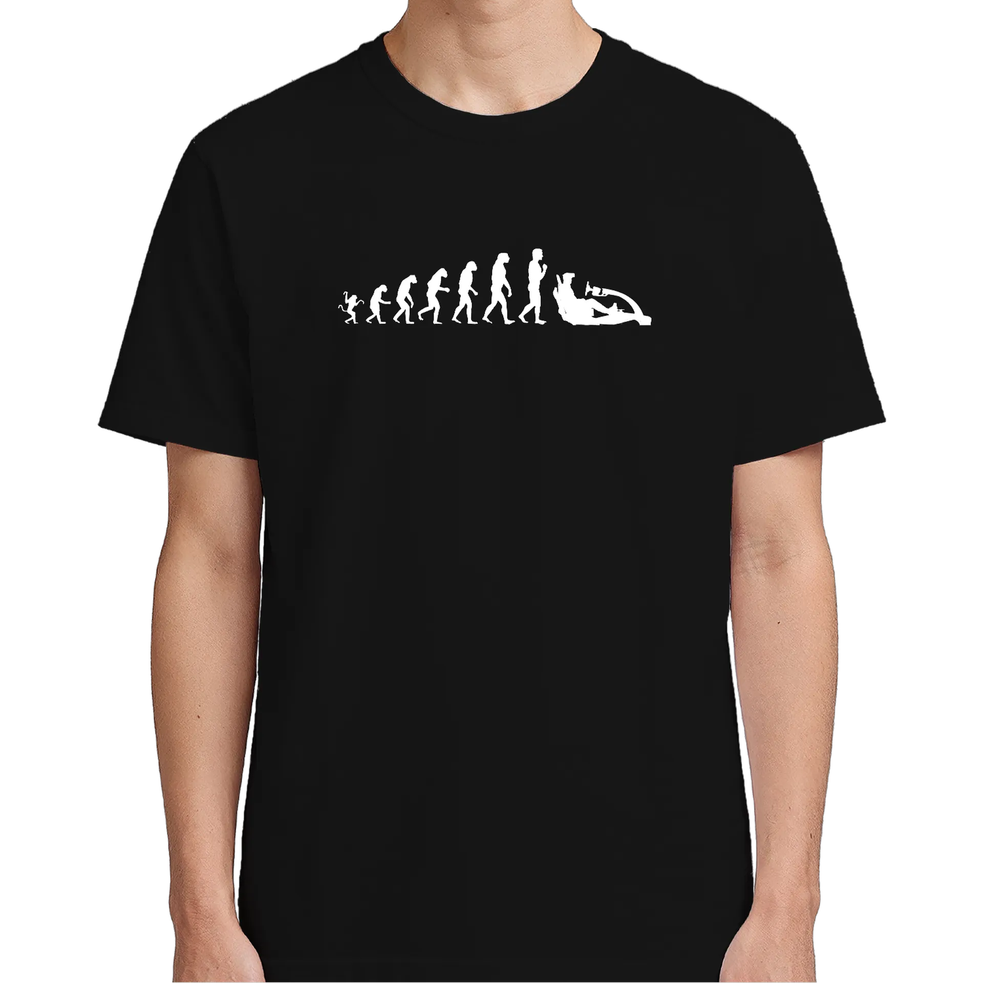 Camiseta Unissex Cores Escuras - Evolução Sim Racer - Imagem 5