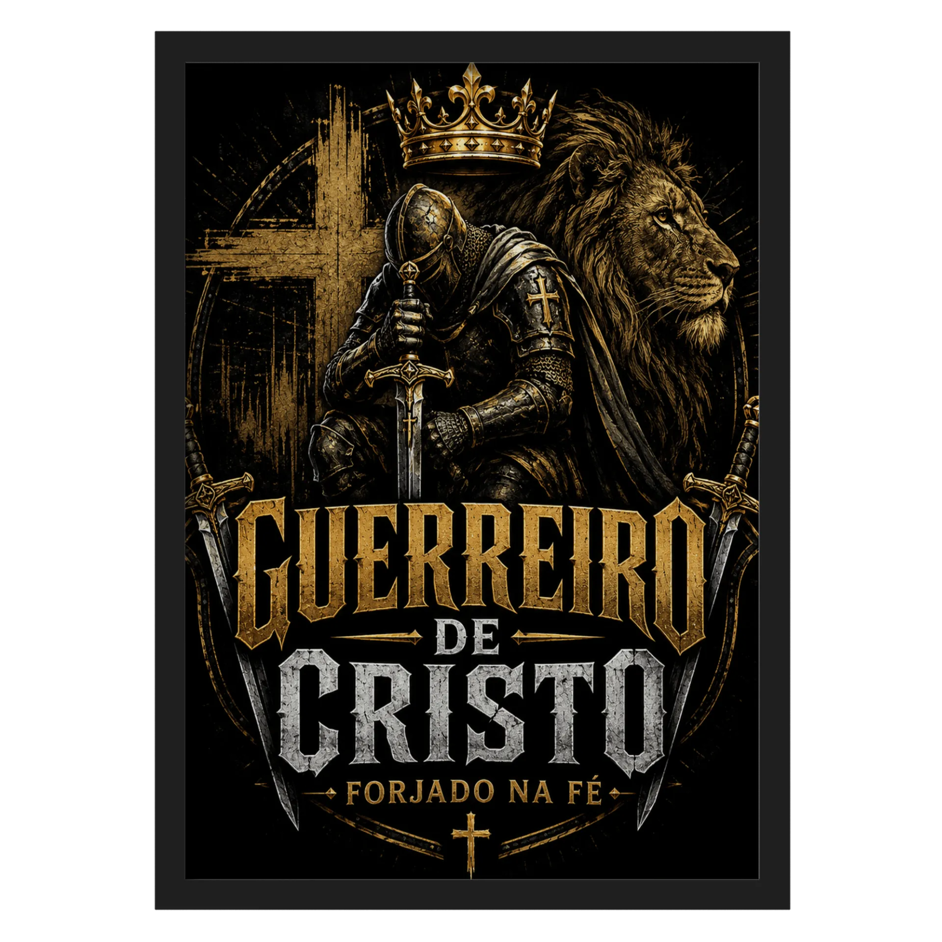 Quadro Personalizado A3 MDF e Vidro - Imagem 1