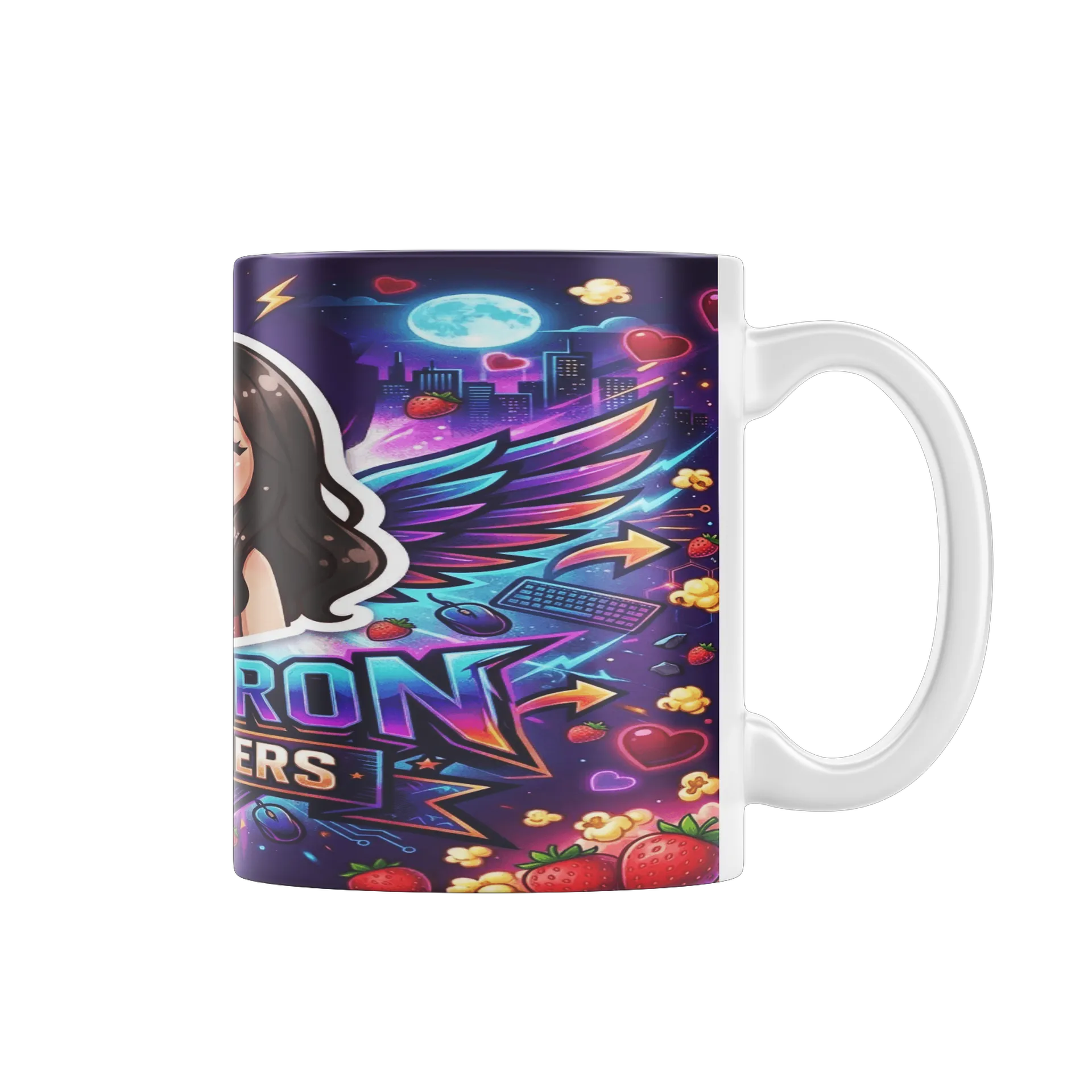 Caneca Porcelana Naychron Streamers Estilo Cartoon 325ml - Imagem 2