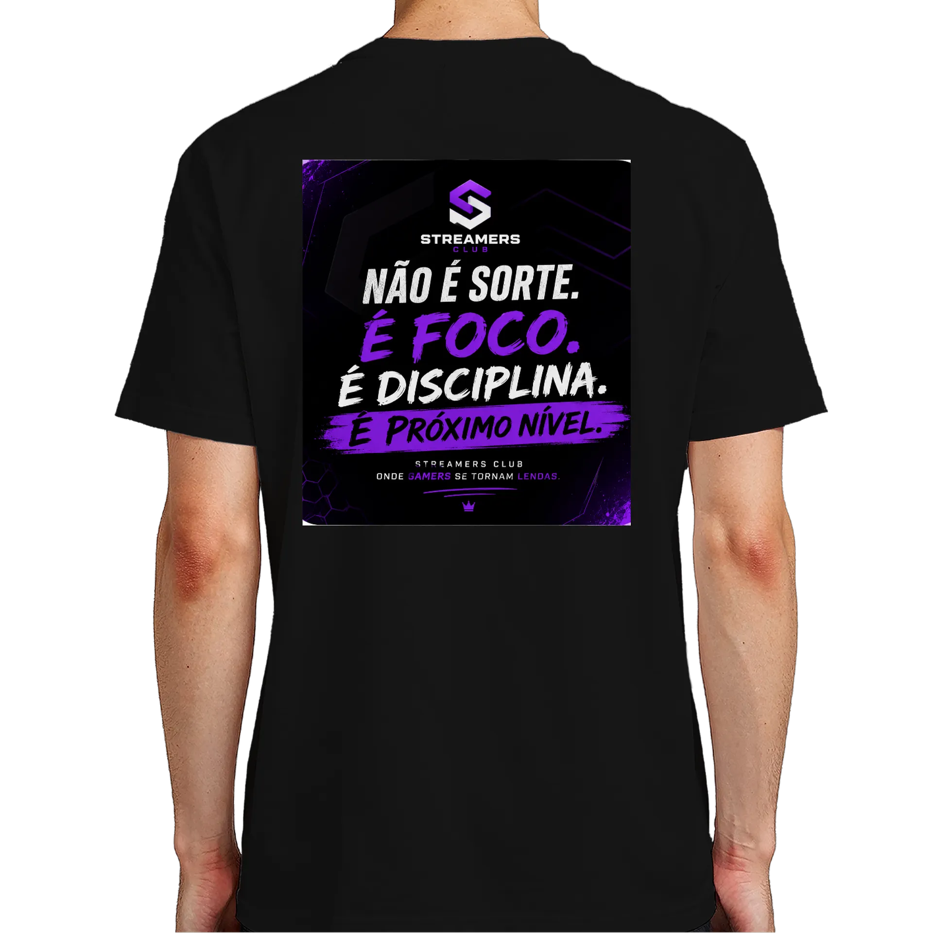 Camiseta Não é Sorte E Foco É Disciplina 100% Algodão de Diva — imagem 6 de 6