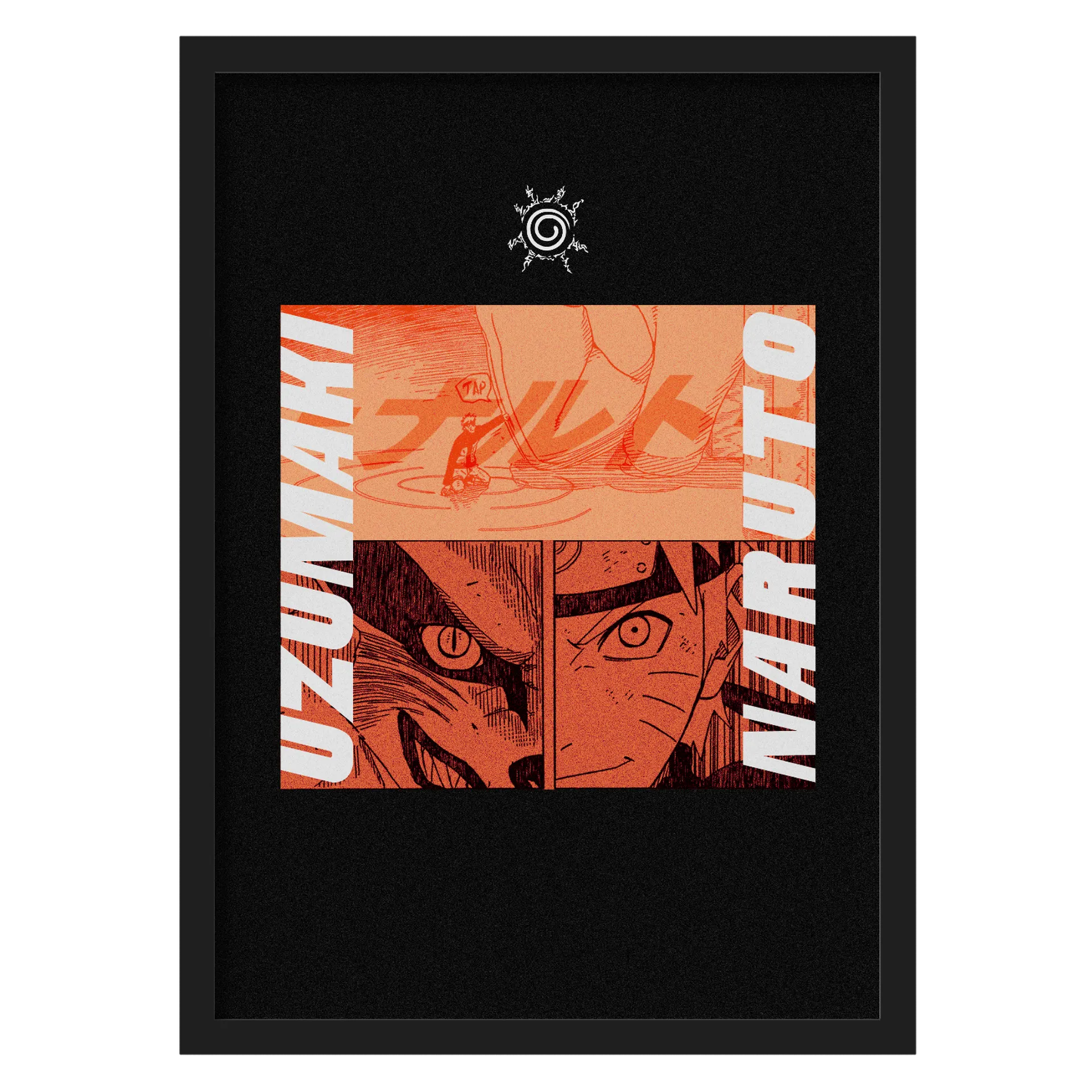 Quadro A3 Uzumaki Naruto - Imagem 1