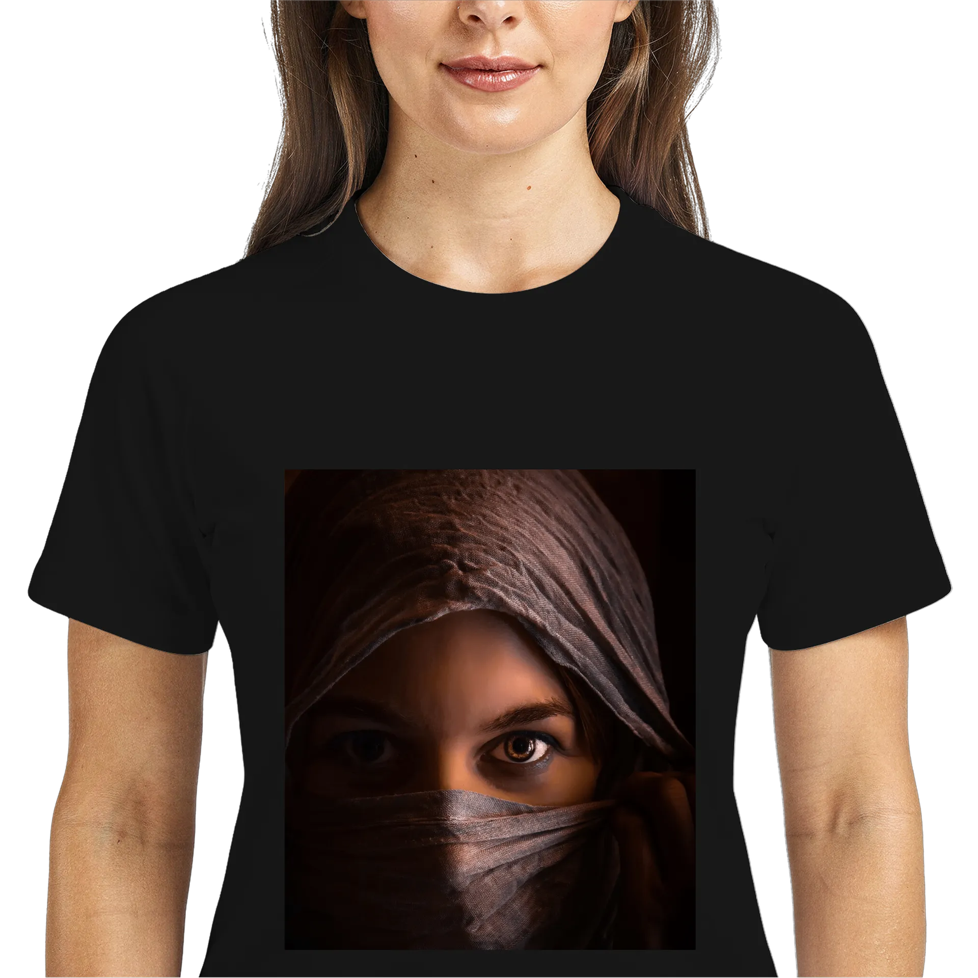 Camiseta Dry Fit Olhos Misteriosos 100% Polyester - Imagem 3