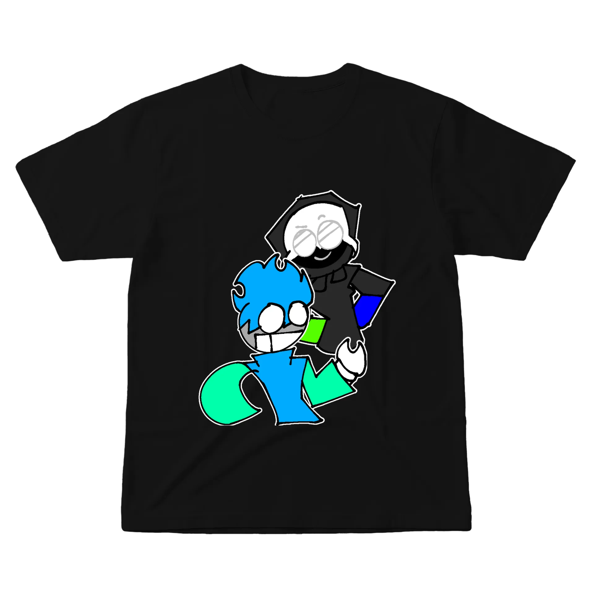 Camiseta Personagens DJ E ROBÔ 100% Algodão de XElectronz — imagem 1 de 6