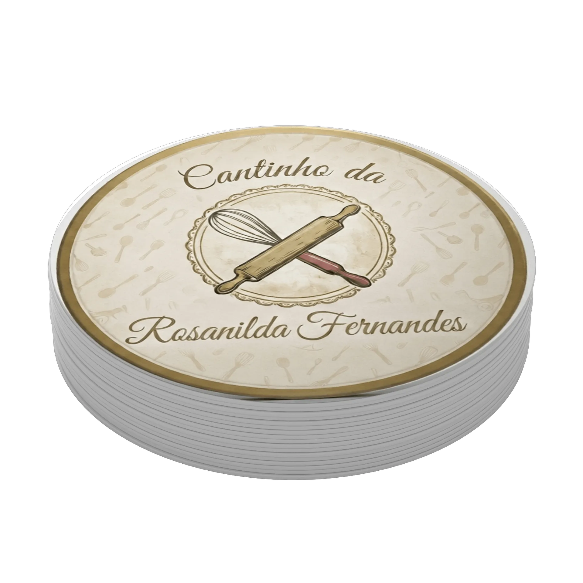Porta-copo Cantinho da Panela MDF de Loja virtual  Rosenilda Fernandes  — imagem 3 de 3