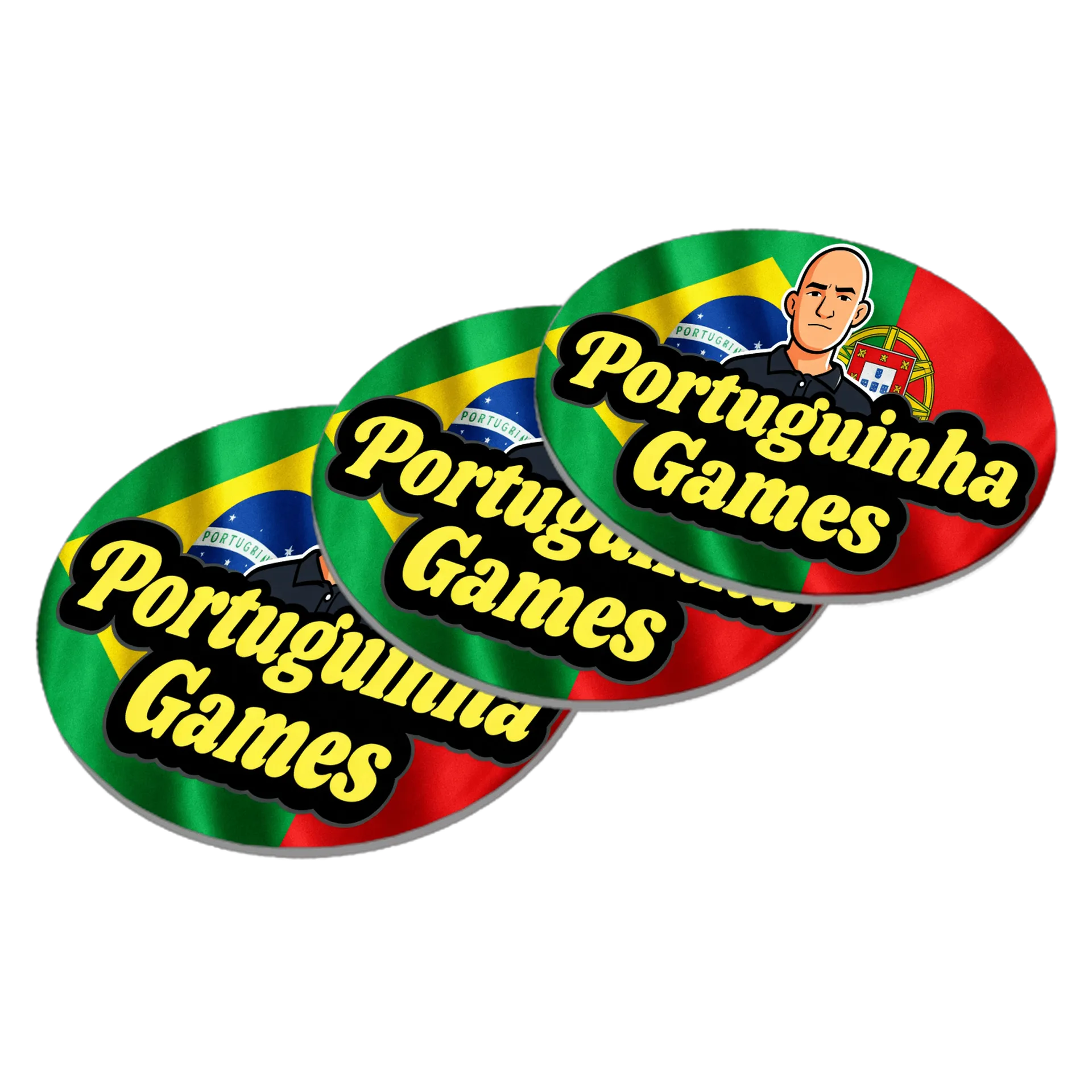 Porta-copos personalizado de portuguinhagamesbr