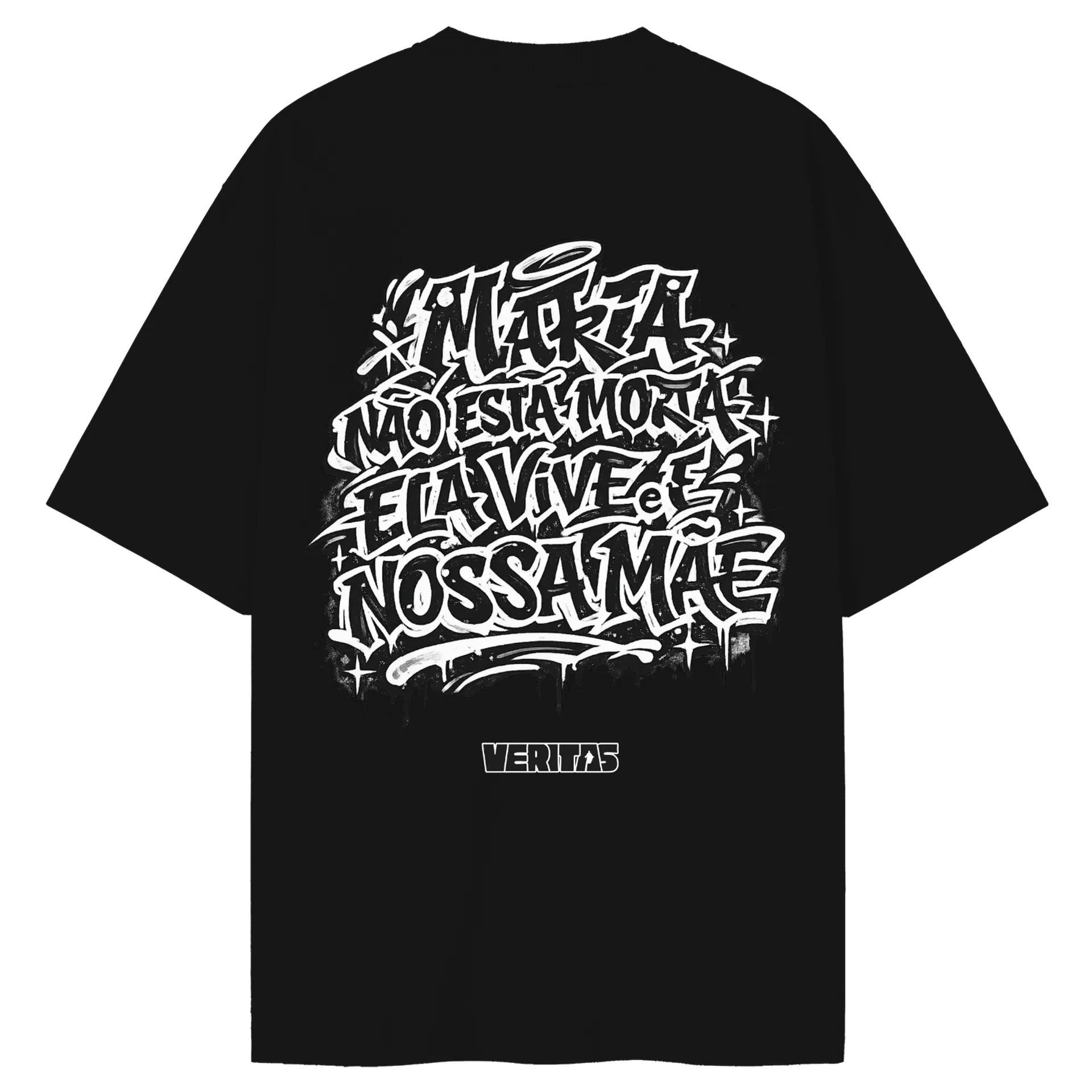 Camiseta Oversized - Maria Não Está Morta de VERITAS