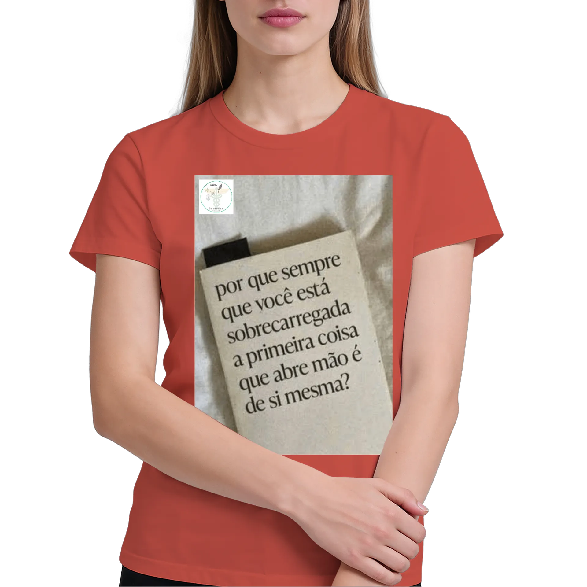 Camiseta Estampa Tipográfica Frase Reflexiva 100% Algodão - Imagem 4