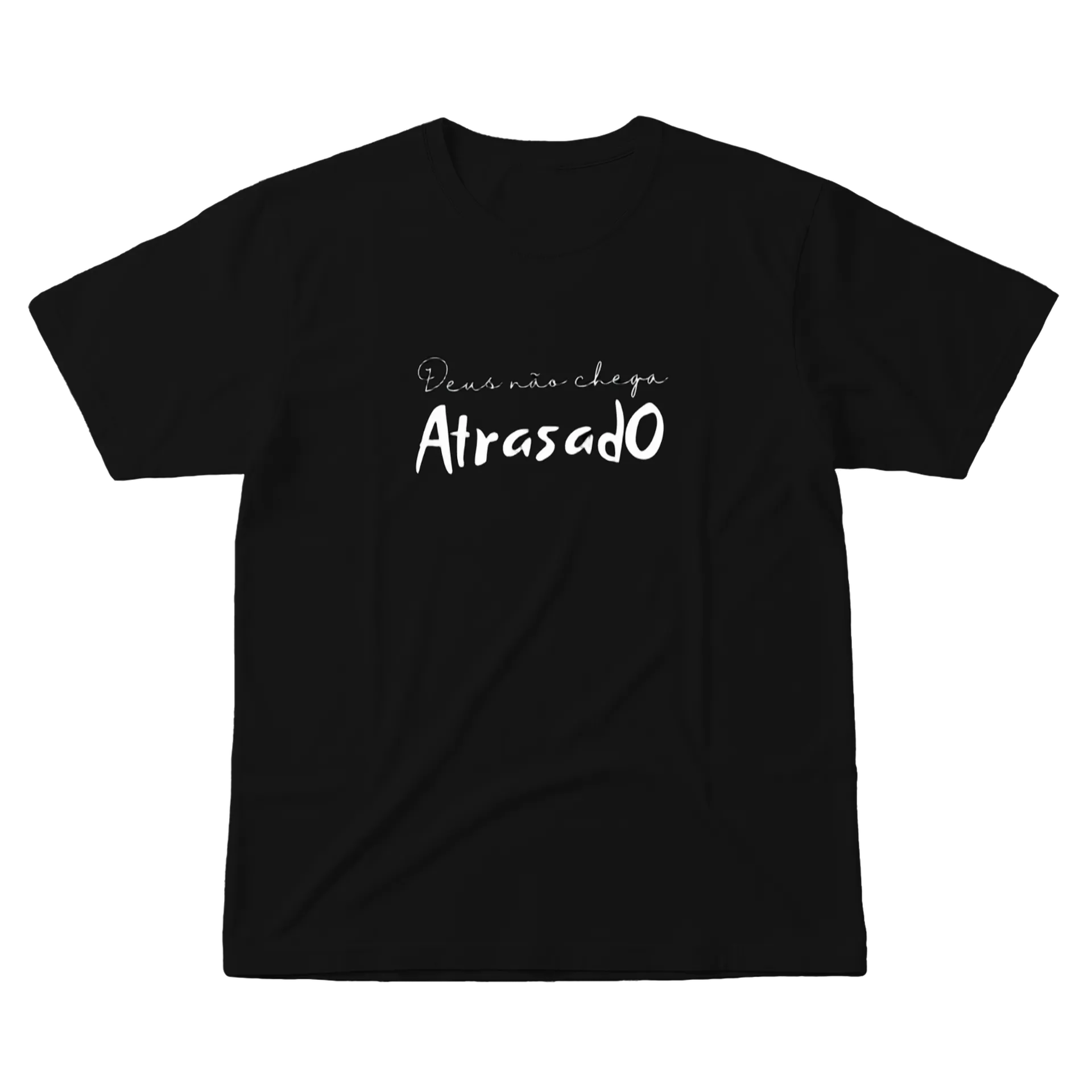 Camiseta Deus não chega atrasado  - Imagem 1