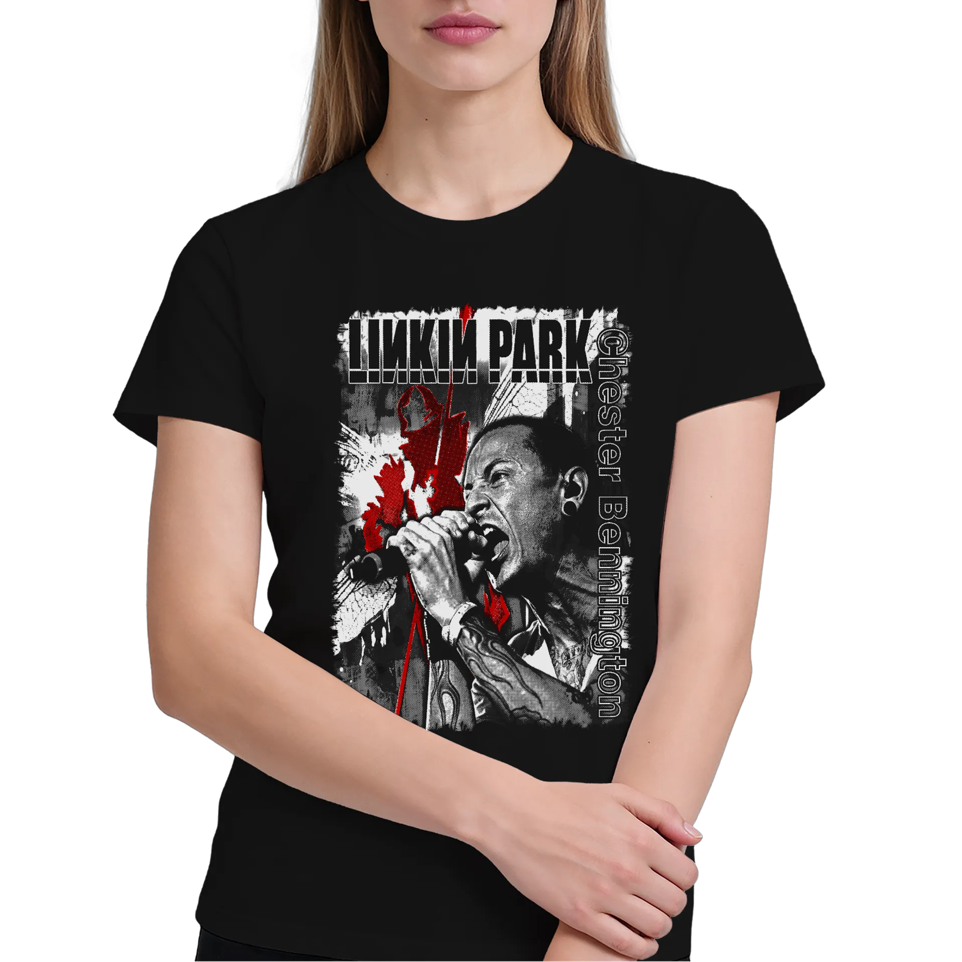Camiseta Linkin Park Preto 100% Algodão - Imagem 4