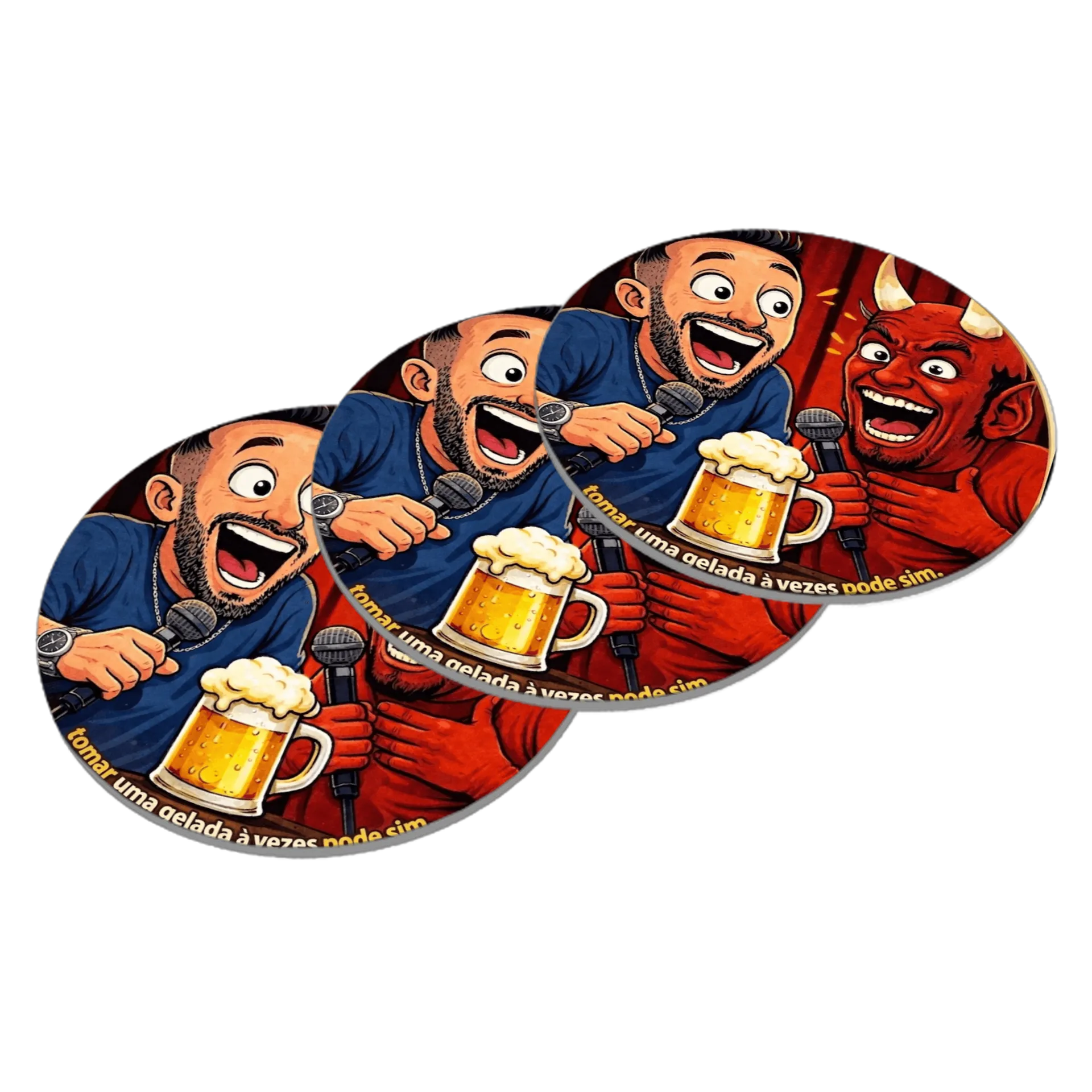 Porta-copos personalizado de Edgar Araújo 