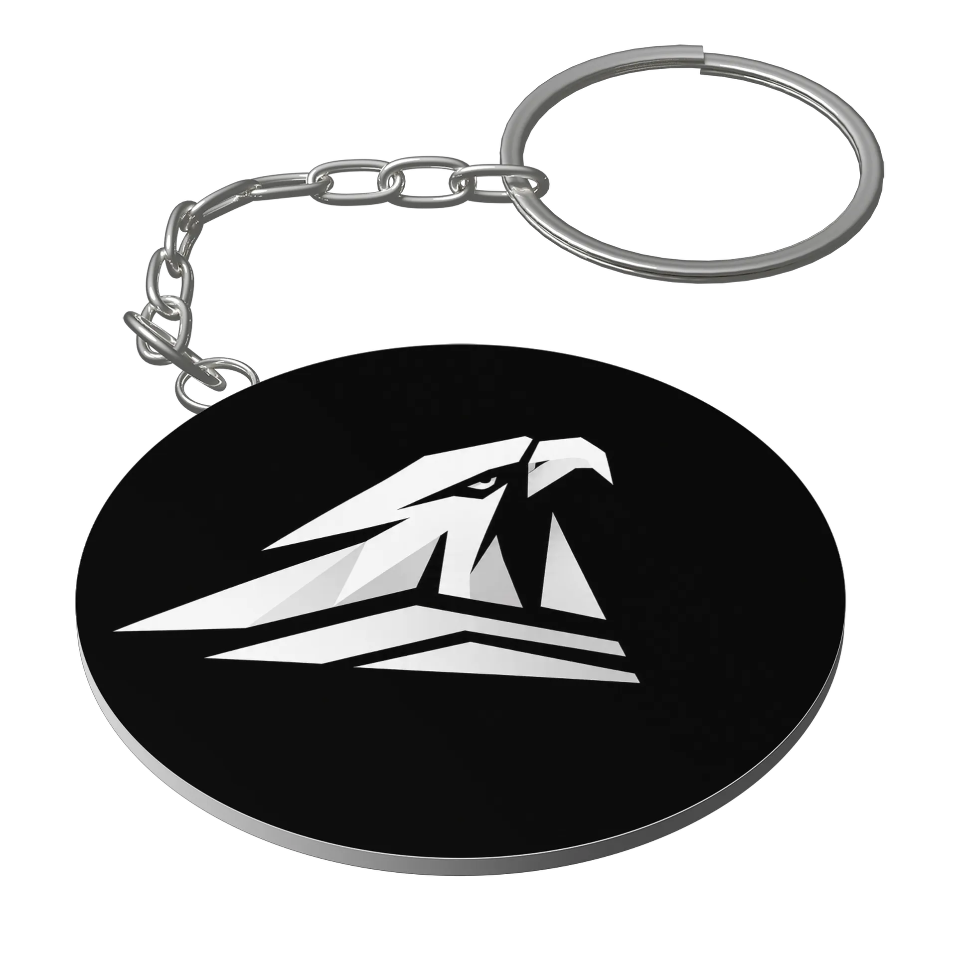 Chaveiro MDF Águia Estilizada Minimalista - Imagem 1