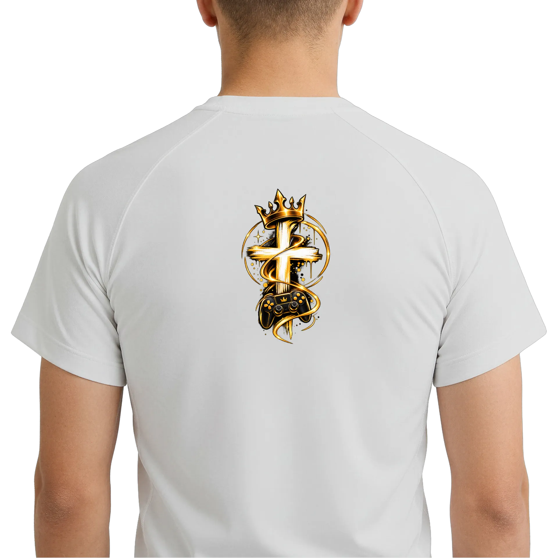 Camiseta Dry Fit Deus é a Minha Gameplay Respirável de LivesDoPapai — imagem 6 de 6