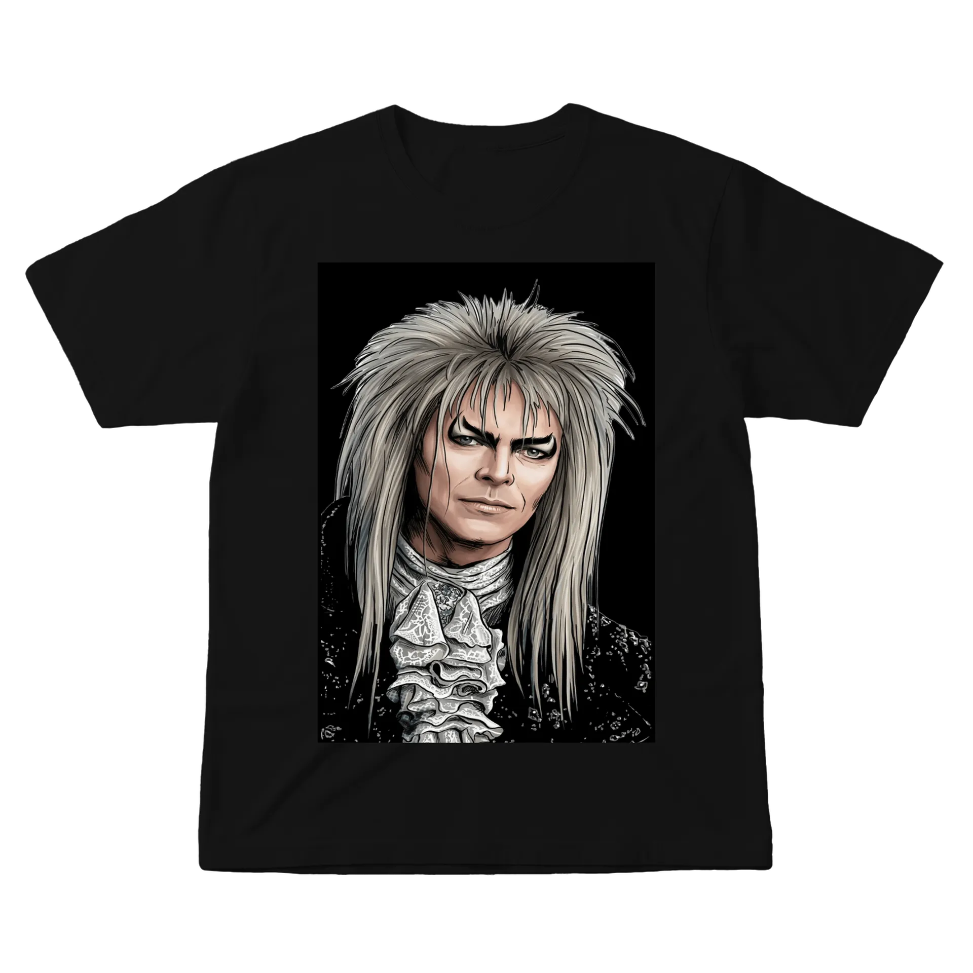 Camiseta David Bowie Estampa Tipográfica 100% Algodão - Imagem 1