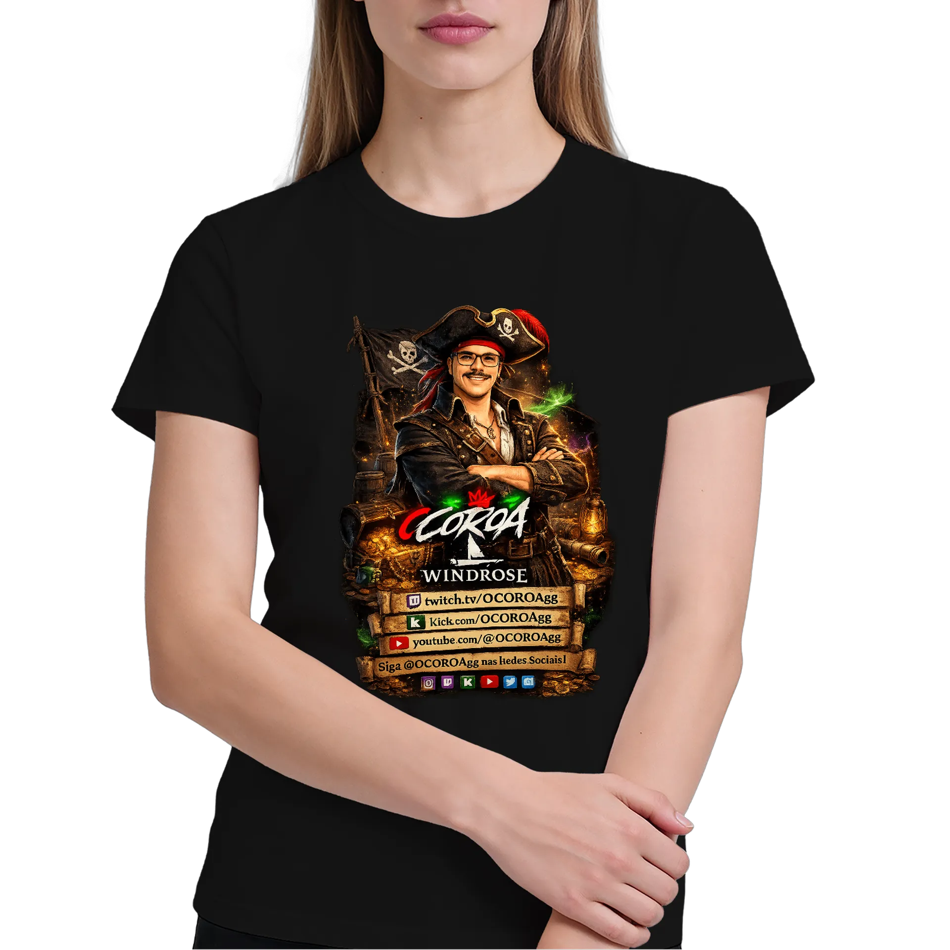 Camiseta: O COROA Windrose Collection - Imagem 4