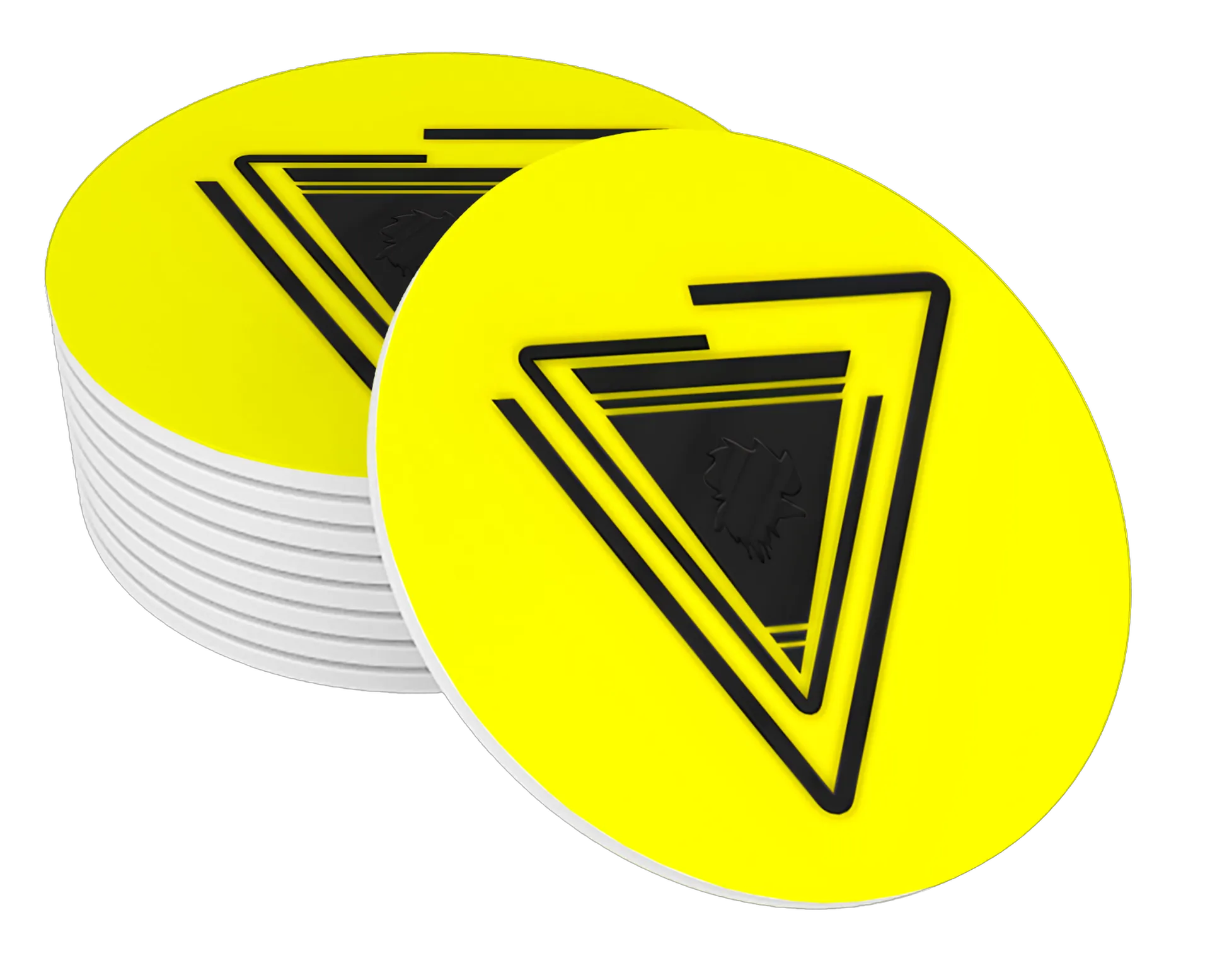 Porta-copos Amarelo logo Preto - Imagem 1