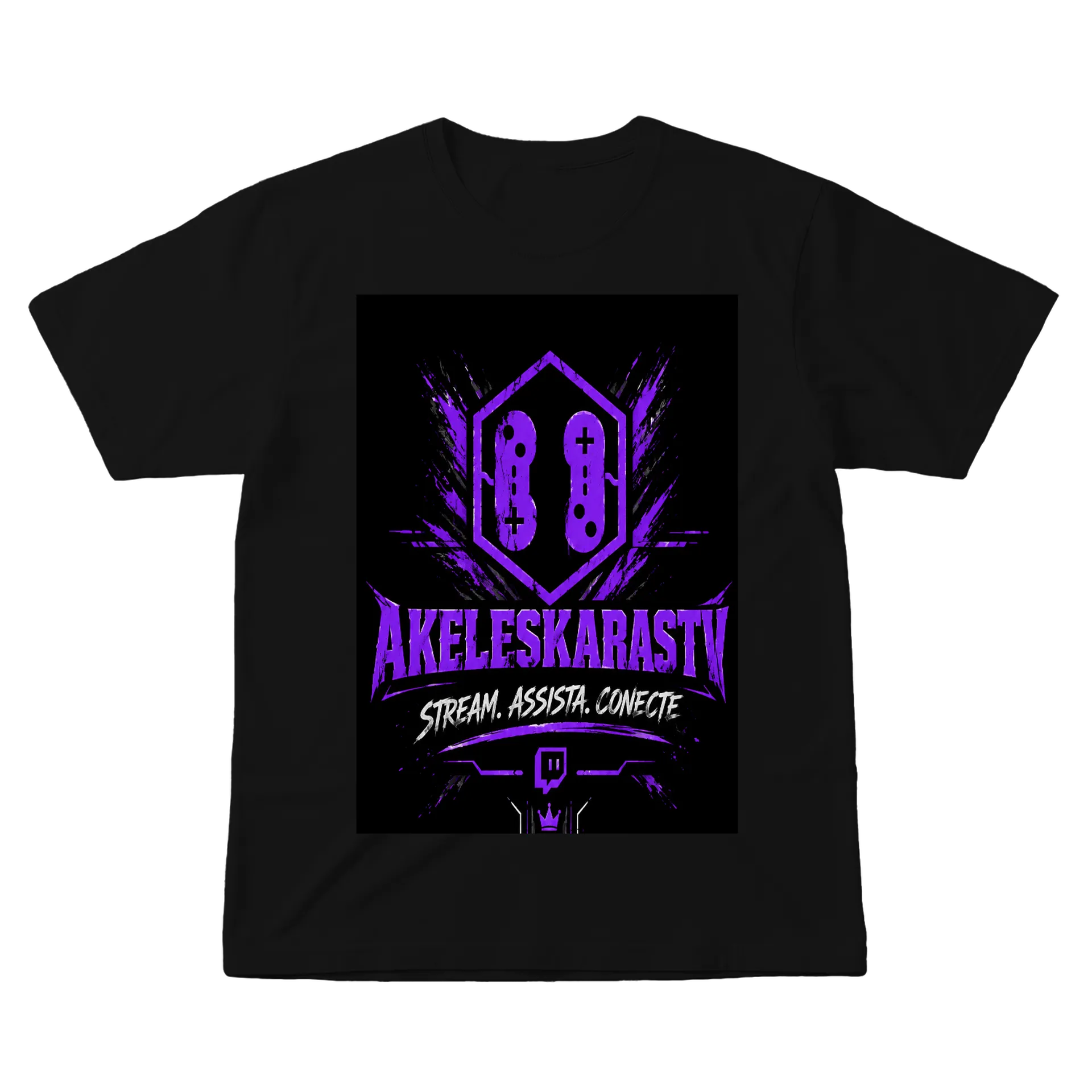 Camiseta personalizada de akeleskarastv — imagem 1 de 6