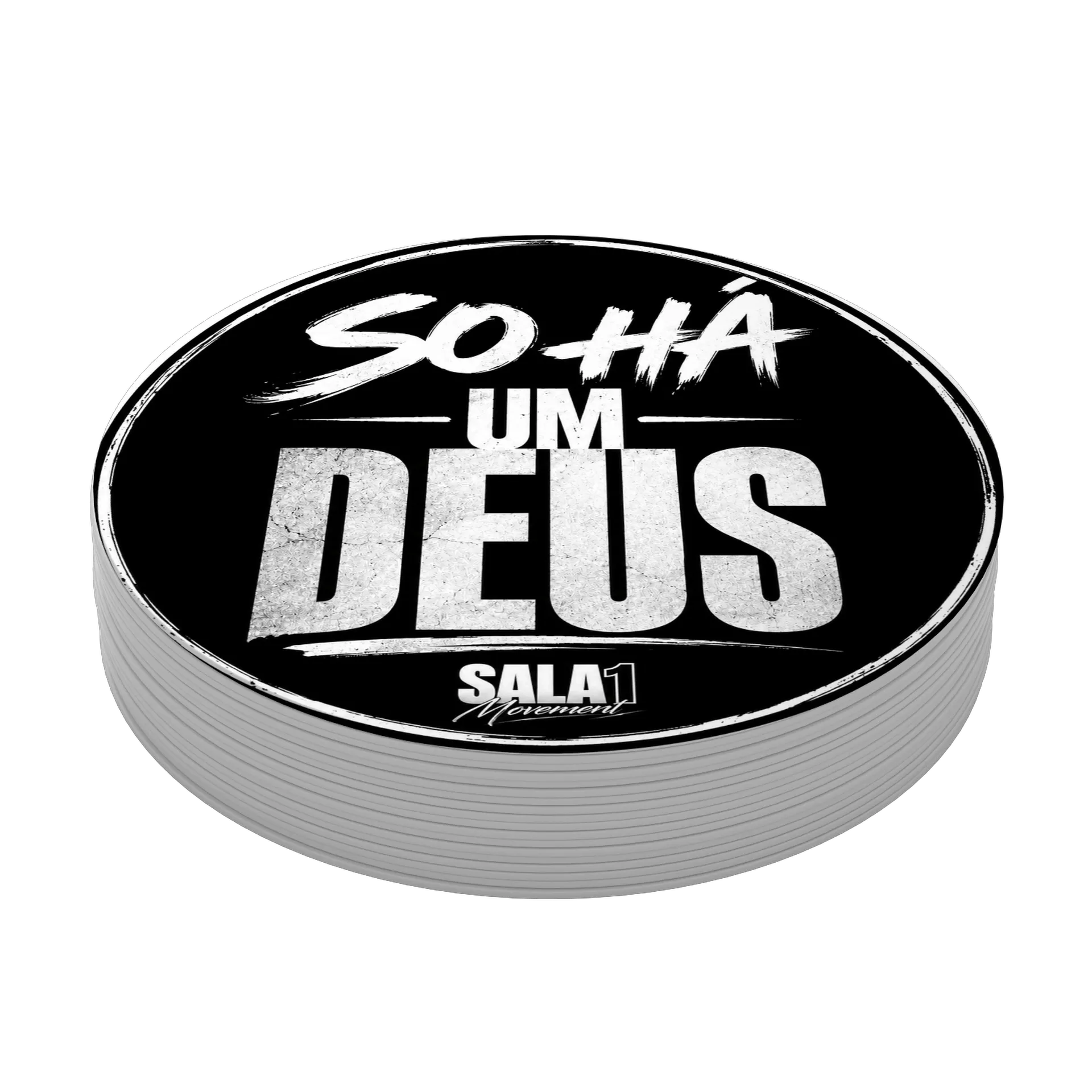 Porta-copos personalizado sala 1 movement só há um Deus - Imagem 4