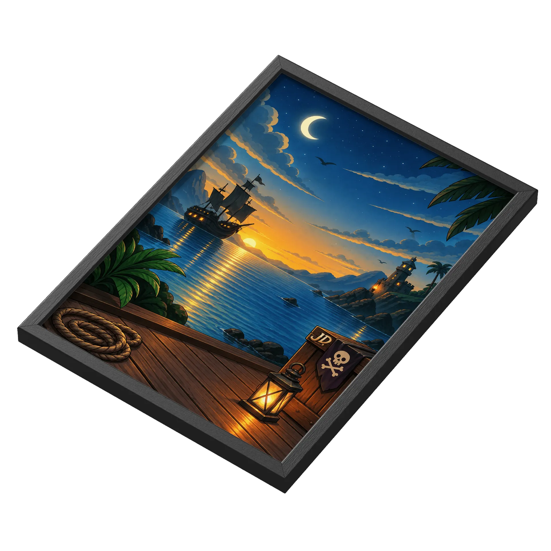 Quadro A3 personalizado Com Vidro - Imagem 3