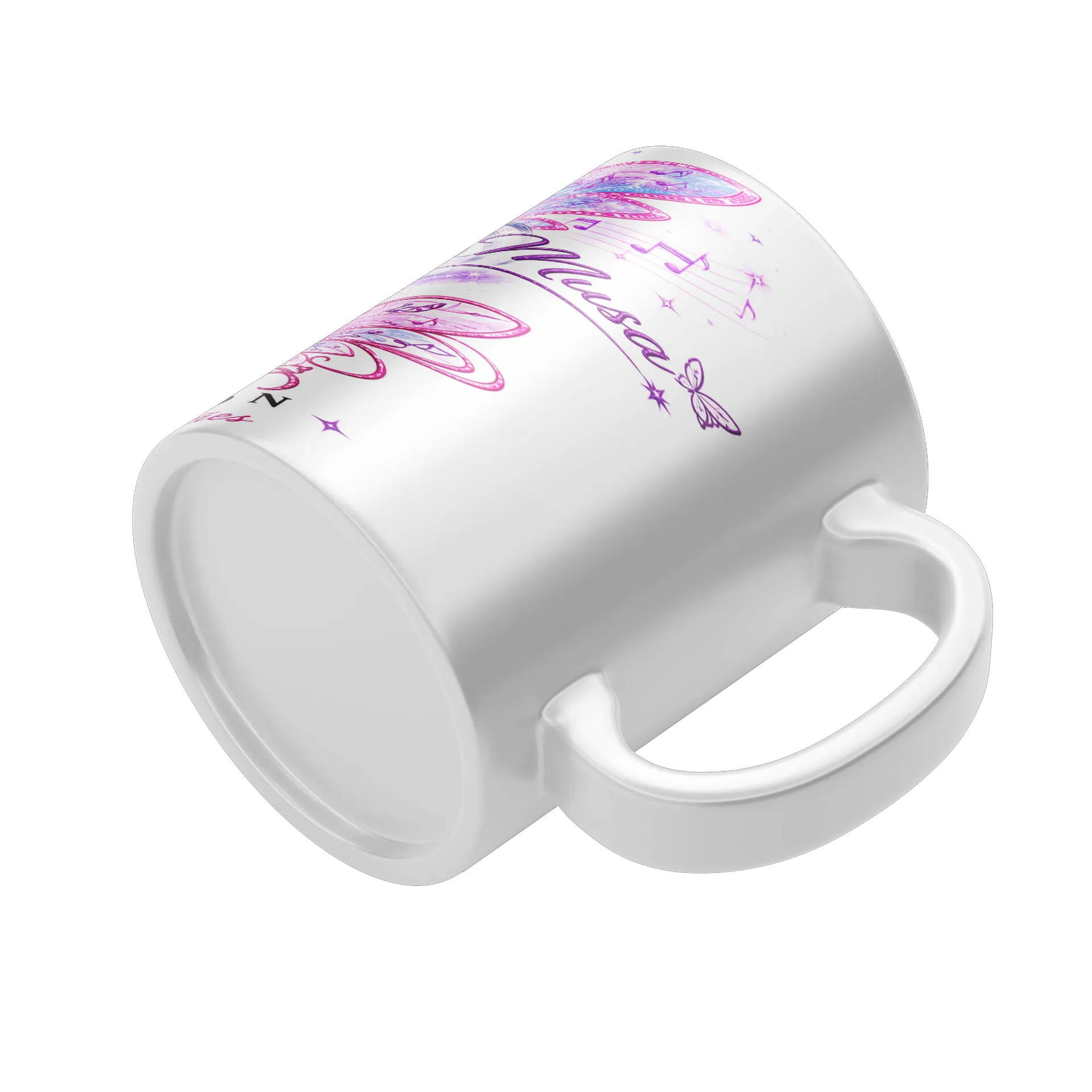 Caneca Porcelana Fada Musas 325ml - Imagem 5