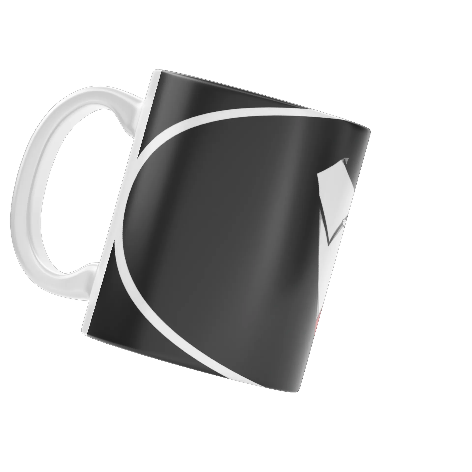 Caneca Retrato Estampa Silhueta Homem Terno 325ml de Verificando — imagem 3 de 4