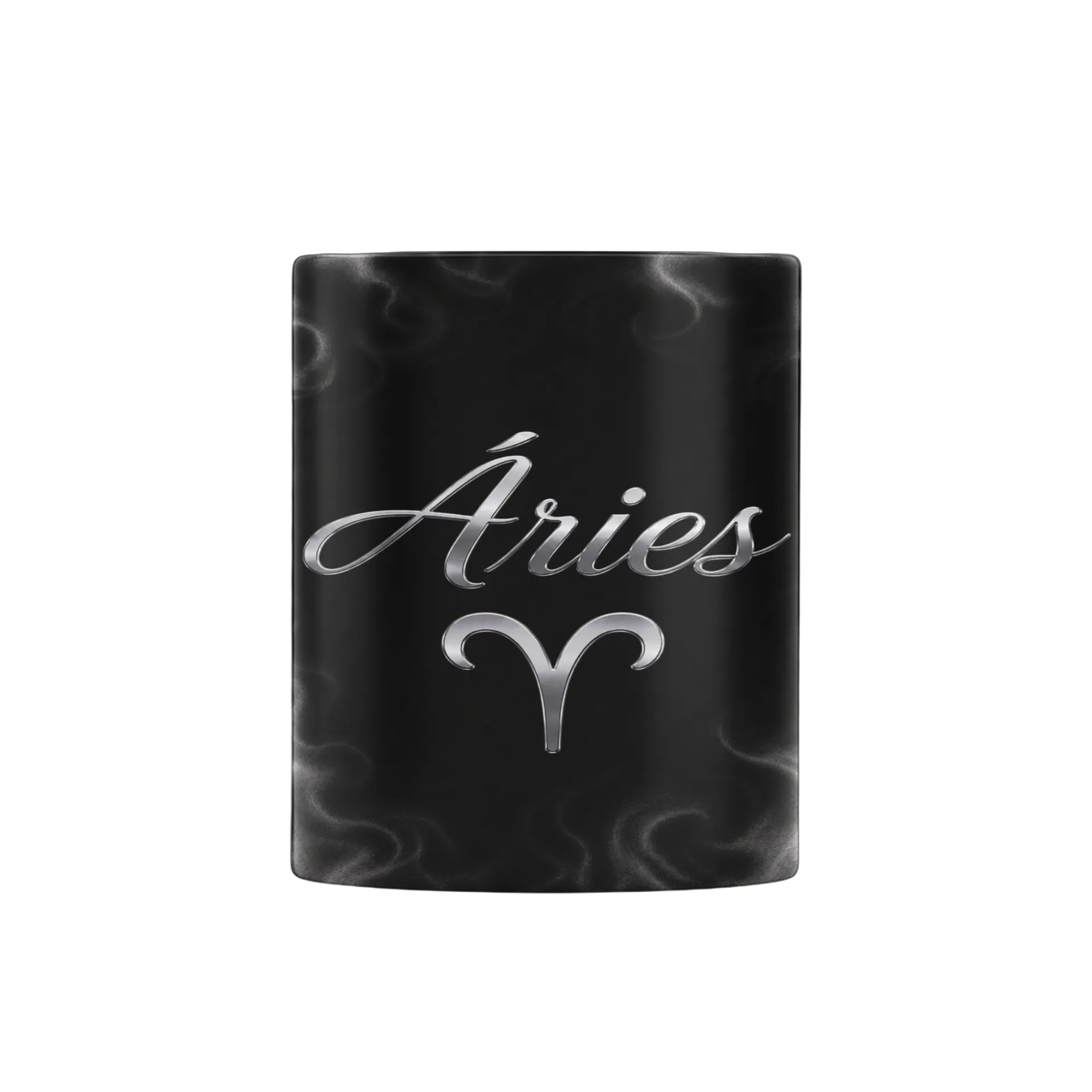 Caneca Porcelana Aries Símbolo Metalizado 325ml - Imagem 3