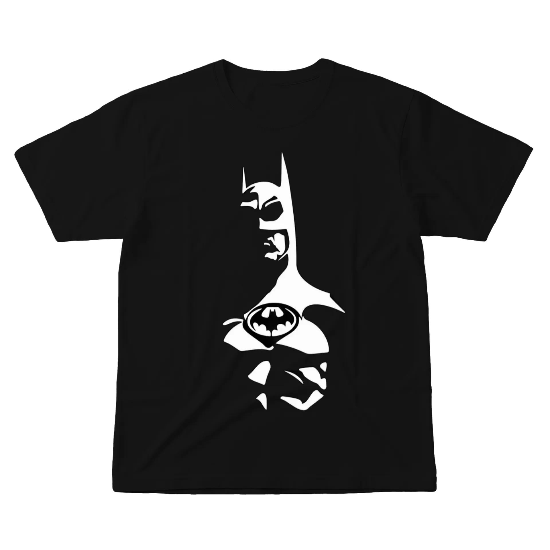 Camiseta Batman Estampa Branca 100% Algodão - Imagem 1