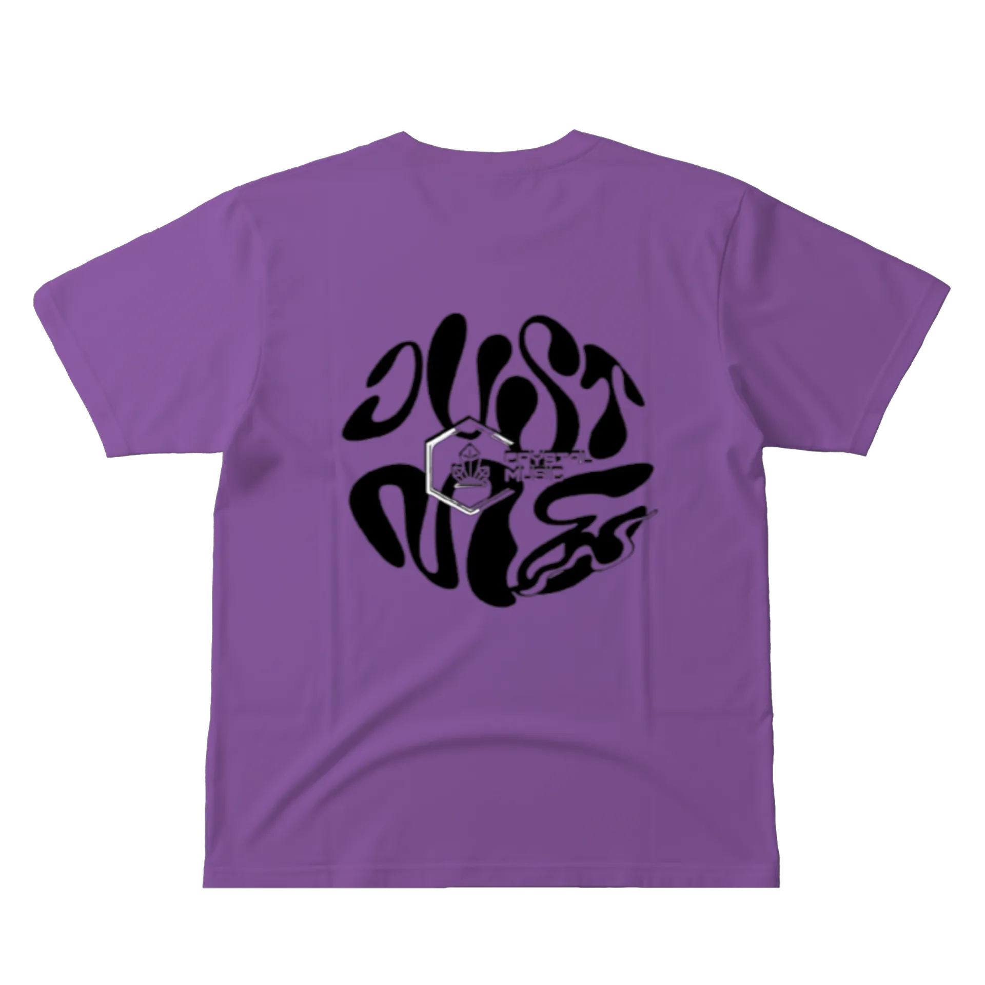 Camiseta CMB "Just Me" - Roxo de Crystal Music Brasil