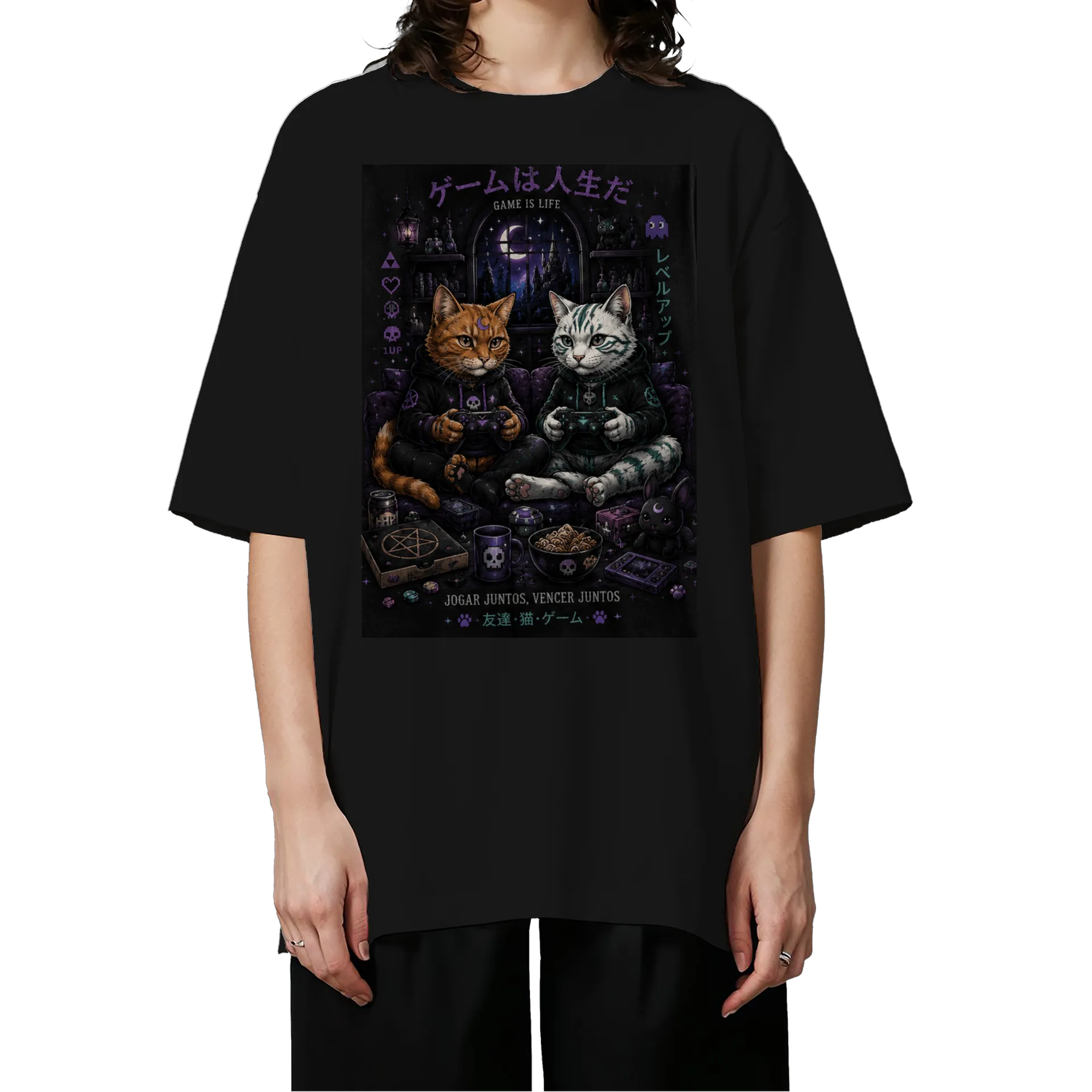 Camiseta Cat místico - Imagem 3