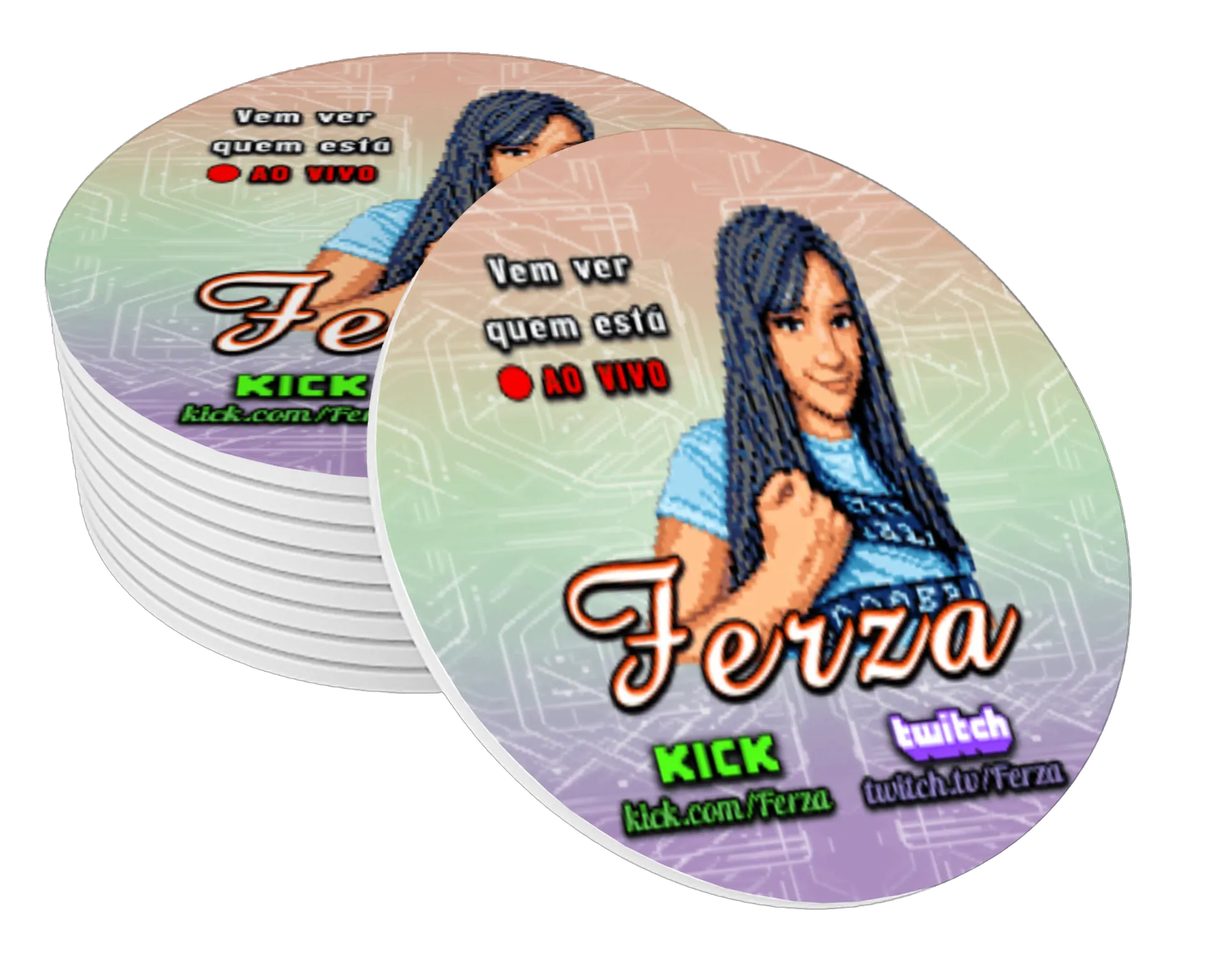 Porta-copos Ferza ao vivo - Imagem 1