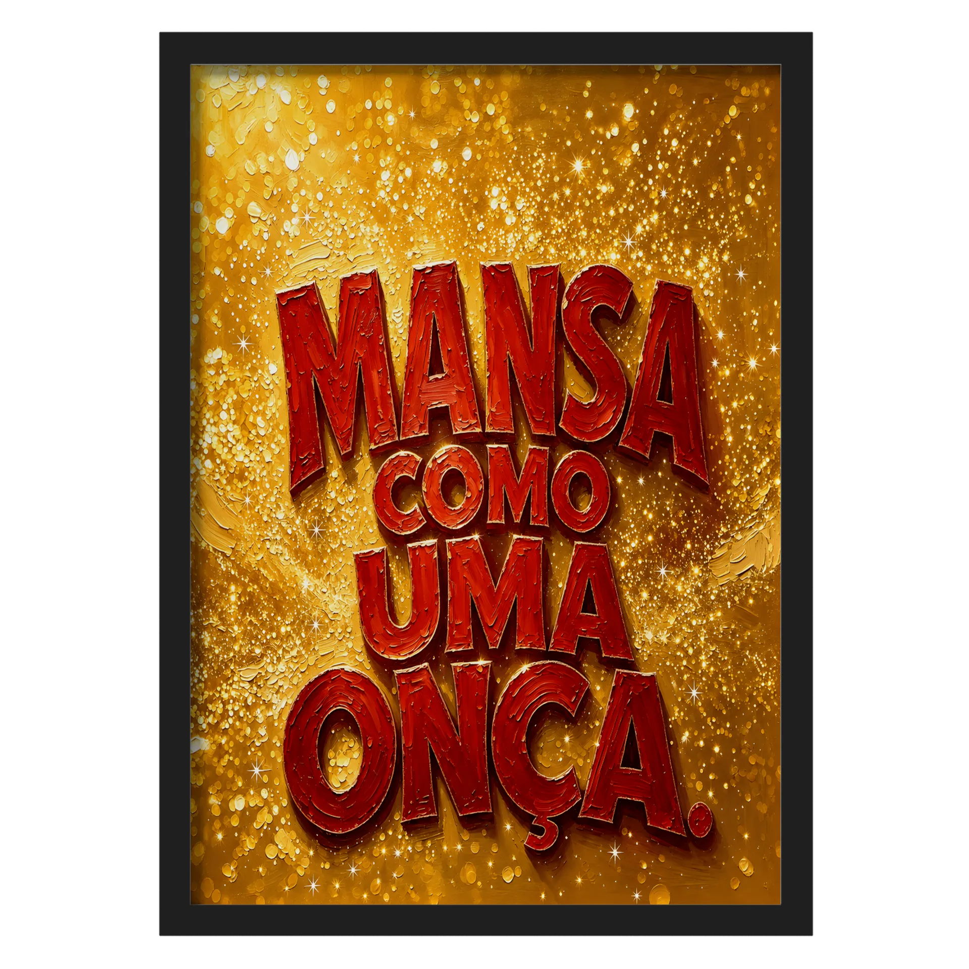 Quadro Manga Boom A3 MDF e Vidro - Imagem 1