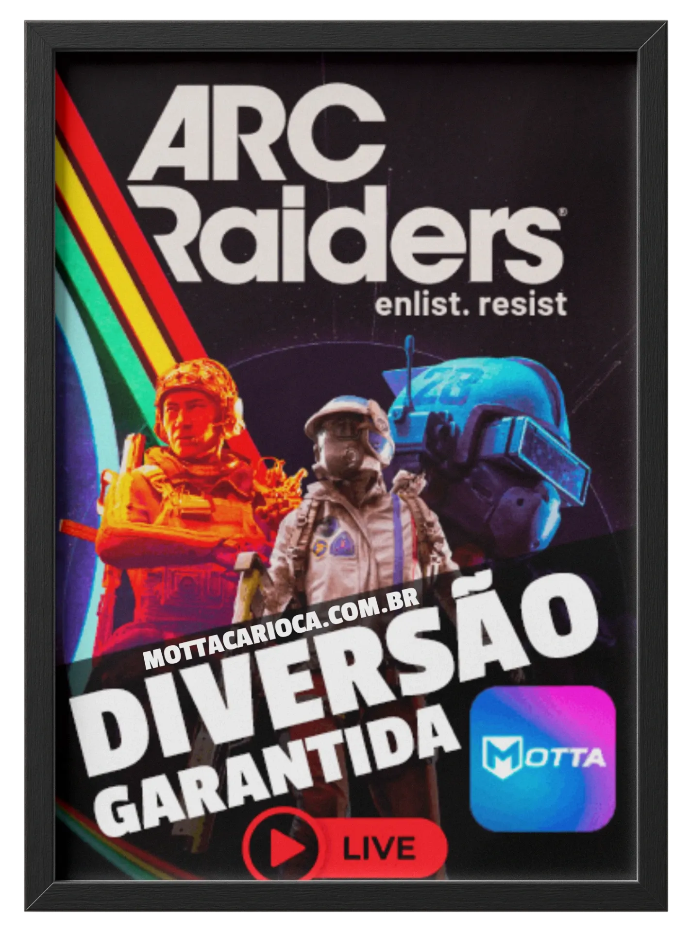 Quadro A3 personalizado - Imagem 1