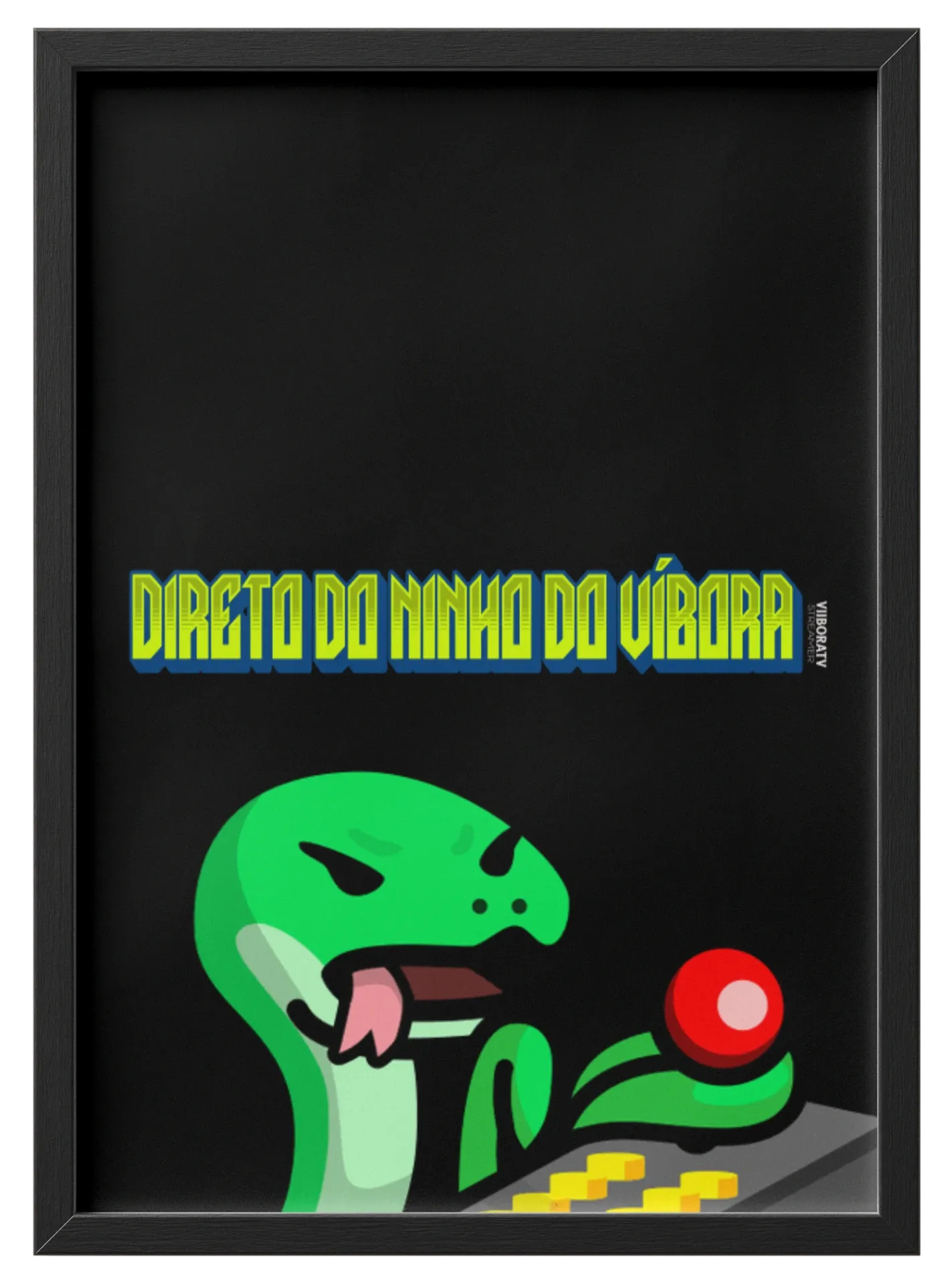 Quadro A3 de alta qualidade, Direto do ninho da víbora. de Víbora 