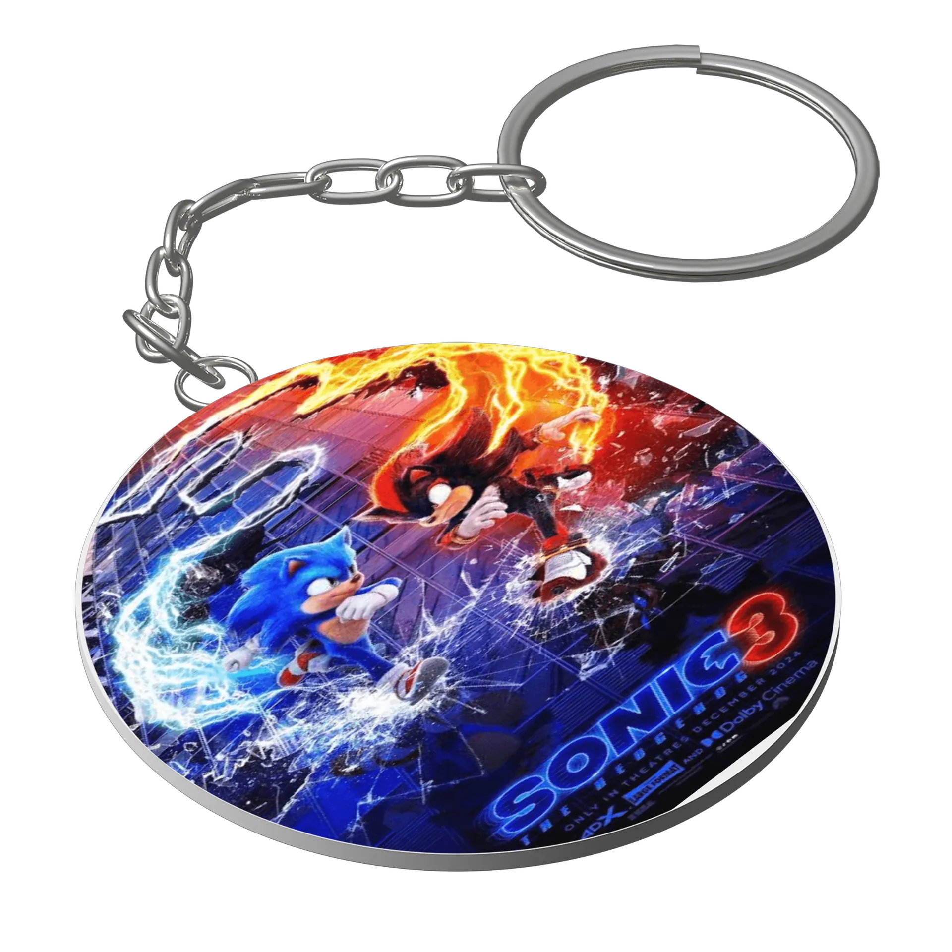 Chaveiro personalizado sonic - Imagem 1