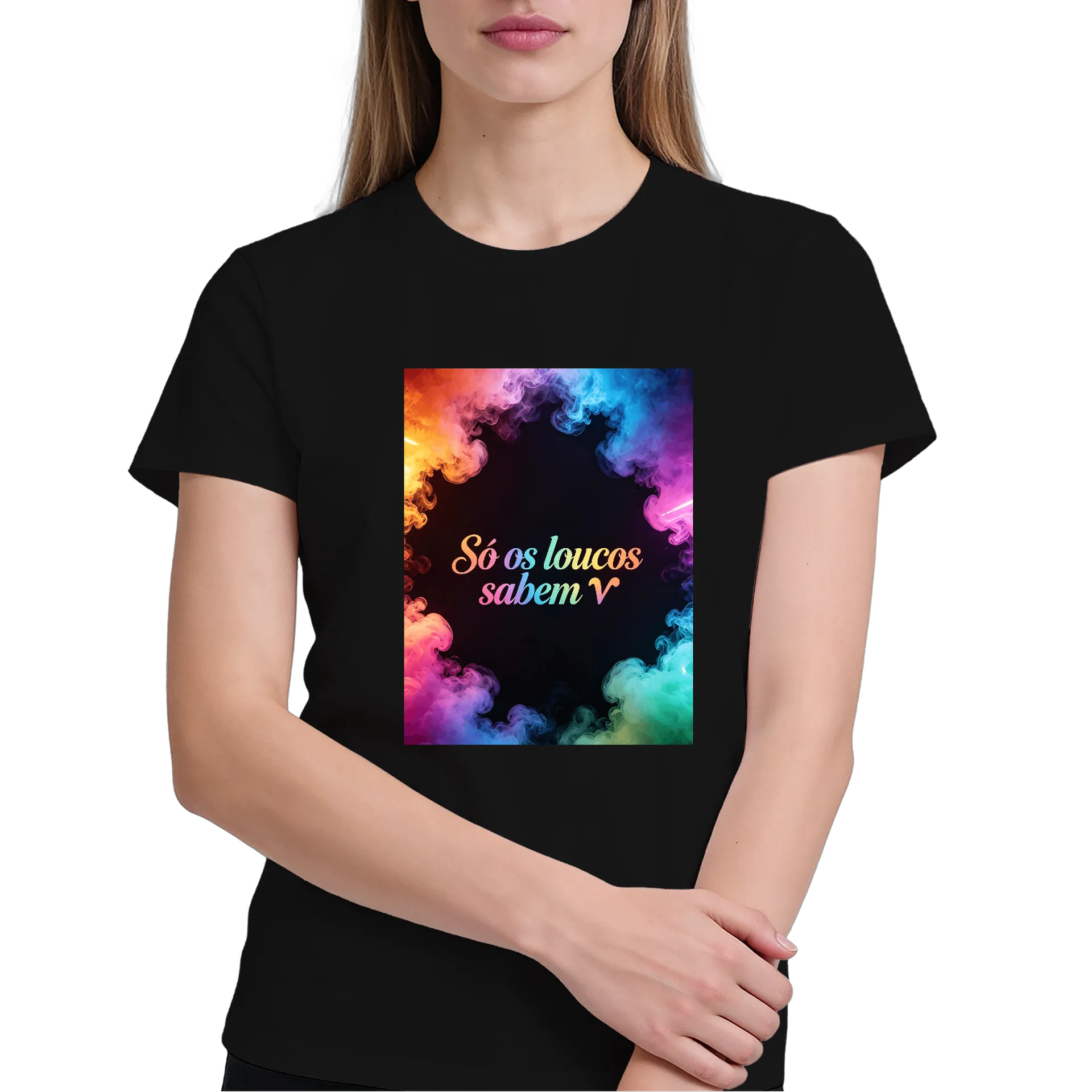 Camiseta Estampa Sopro de Cores 100% Algodão - Imagem 4