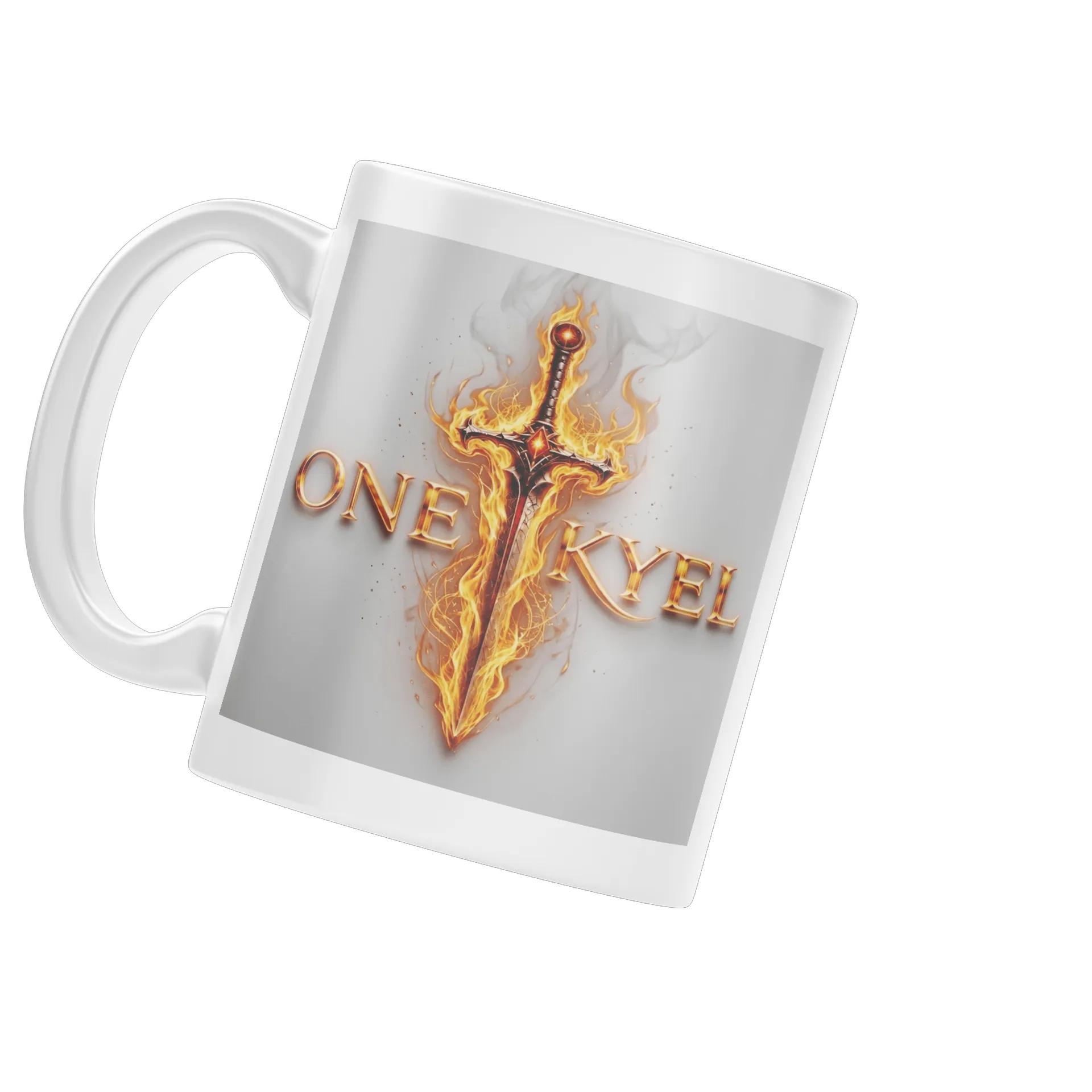 Caneca Porcelana Logotipo One Kyel 325ml - Imagem 3